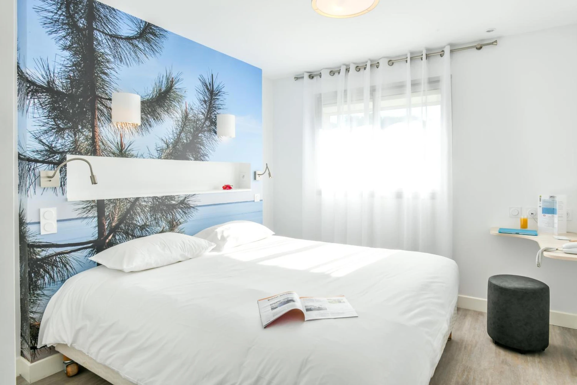 Chambre disponible pour un séminaire d'entreprise à Les Vagues Hôtel Restaurant - Biscarrosse-Plage
