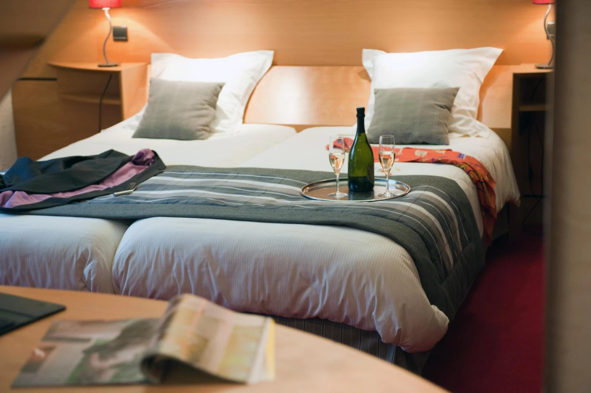 Chambre disponible pour un séminaire d'entreprise à Hotel Les Vallées Labellemontagne - La Bresse