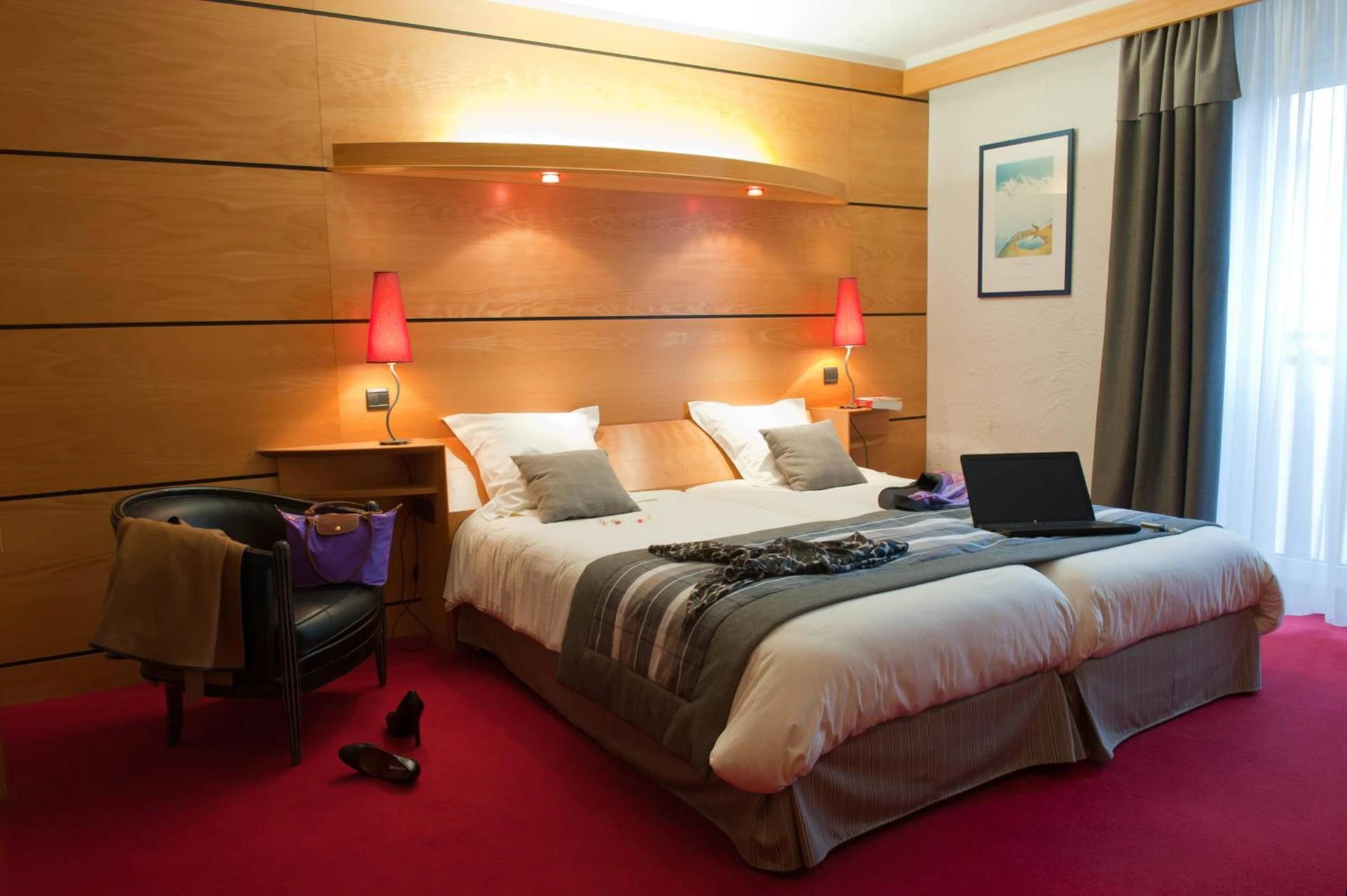 Chambre disponible pour un séminaire d'entreprise à Hotel Les Vallées Labellemontagne - La Bresse