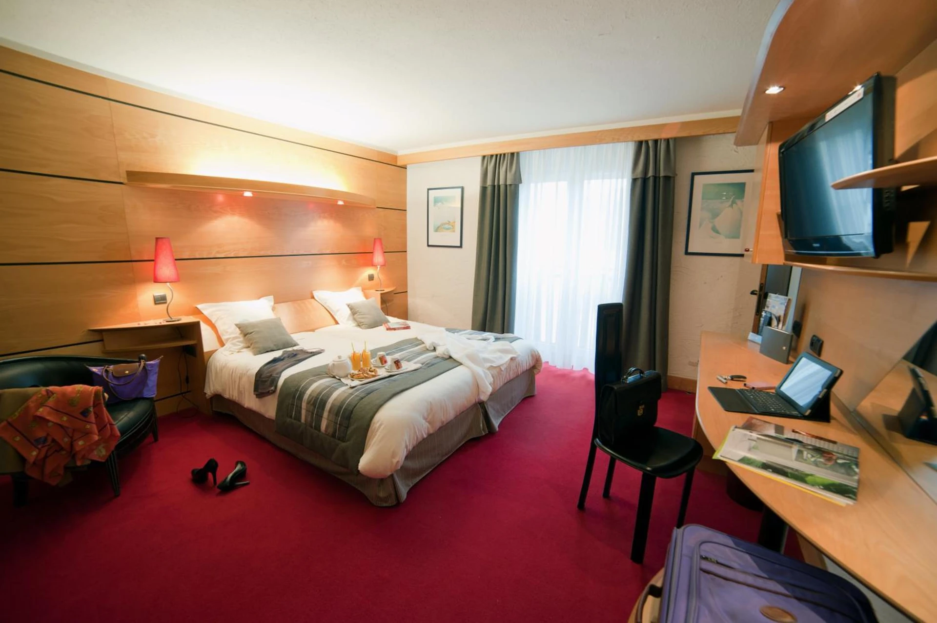 Chambre disponible pour un séminaire d'entreprise à Hotel Les Vallées Labellemontagne - La Bresse