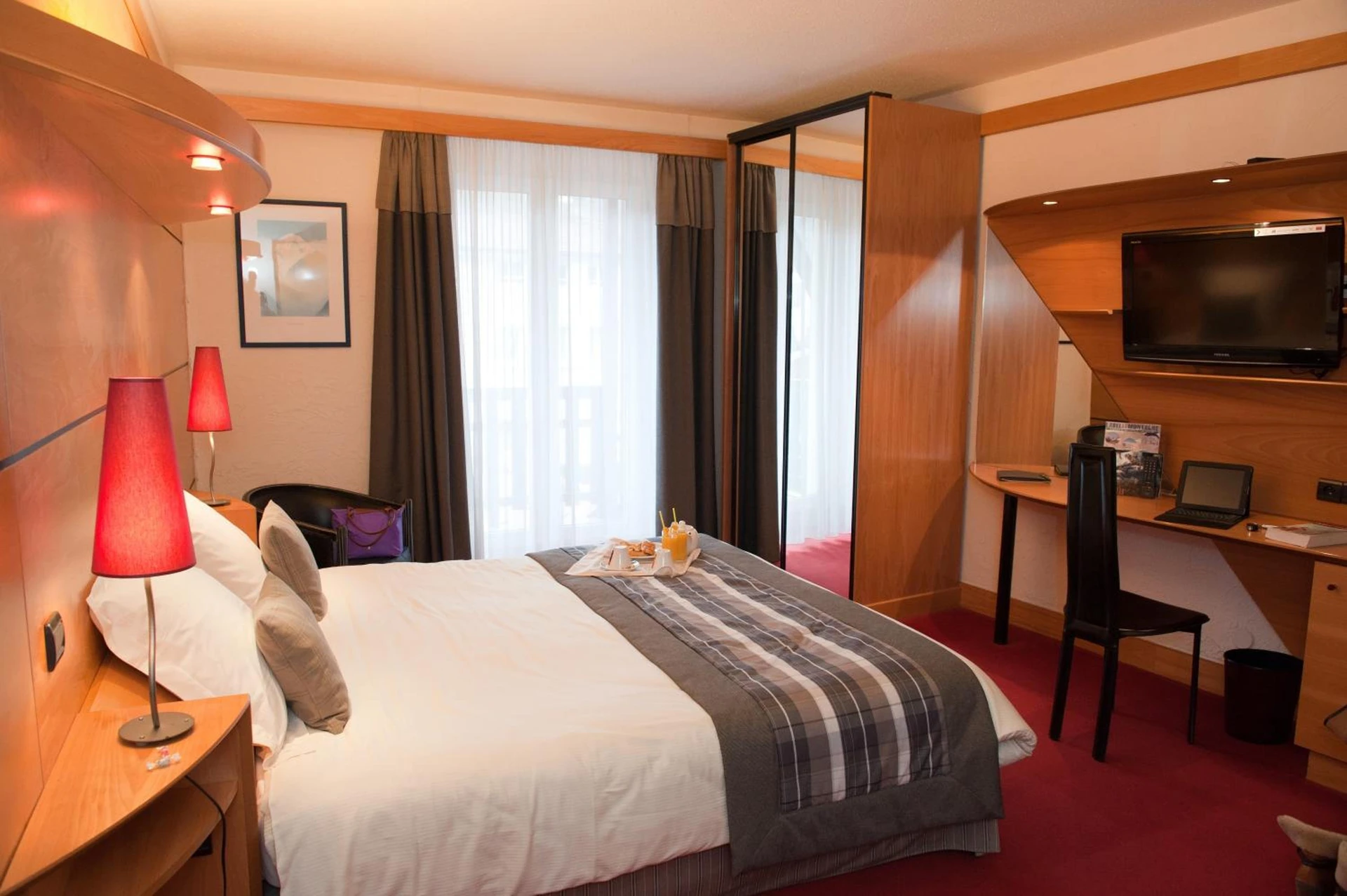 Chambre disponible pour un séminaire d'entreprise à Hotel Les Vallées Labellemontagne - La Bresse