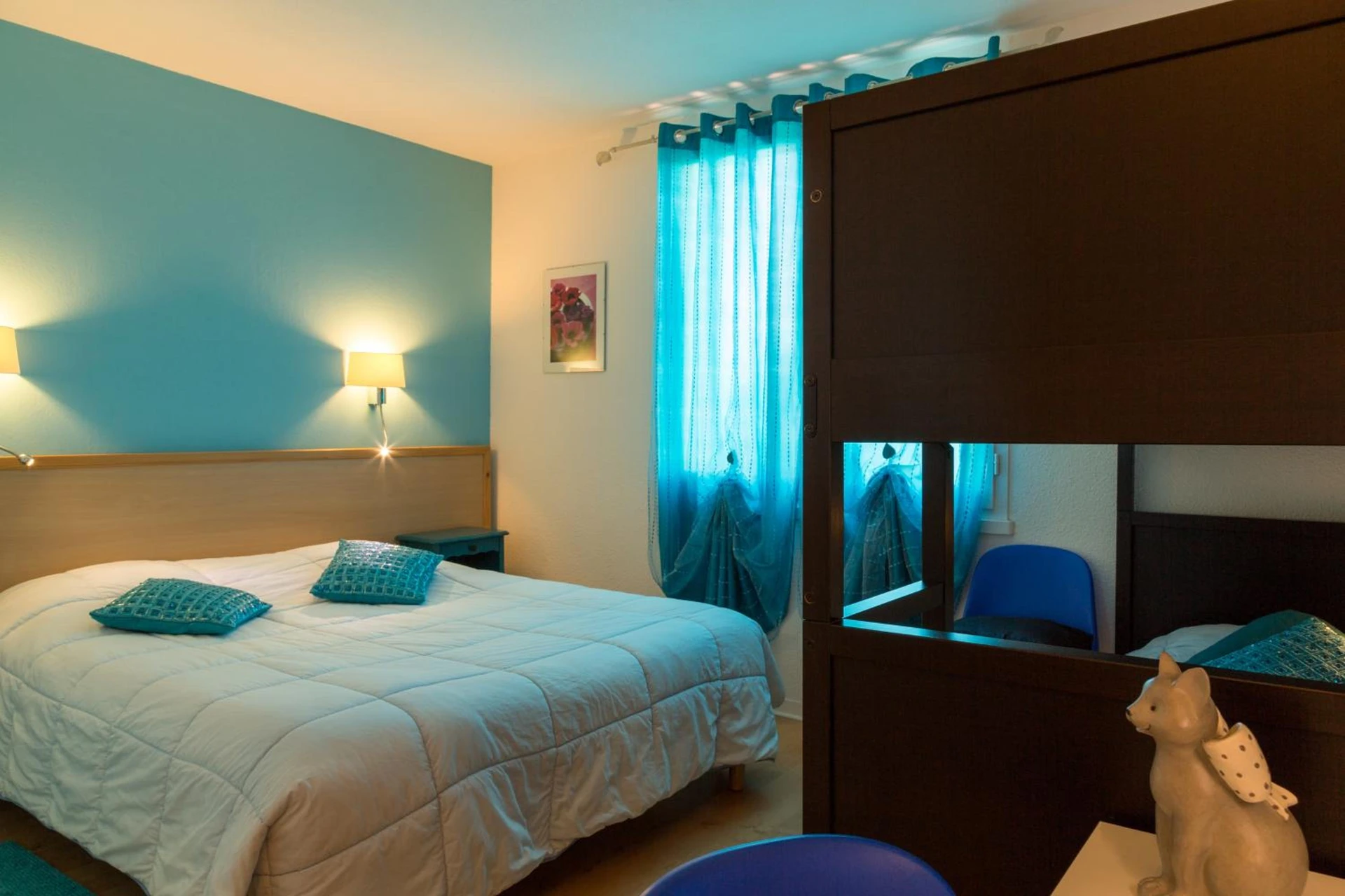 Chambre disponible pour un séminaire d'entreprise à Logis Hôtel Corintel Bordeaux Est - Tresses
