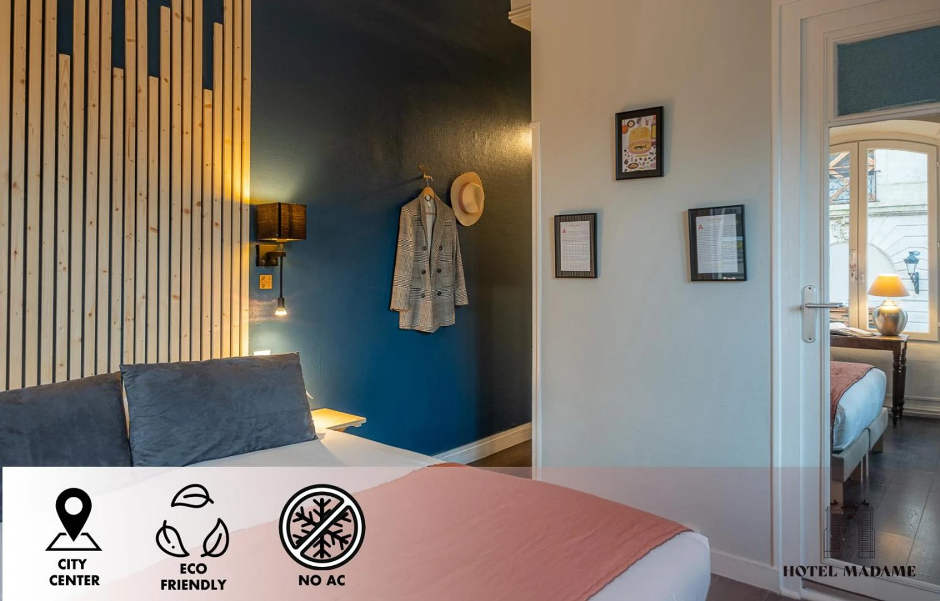 Chambre à Hôtel Madame - Organiser un séminaire d'entreprise à Bordeaux