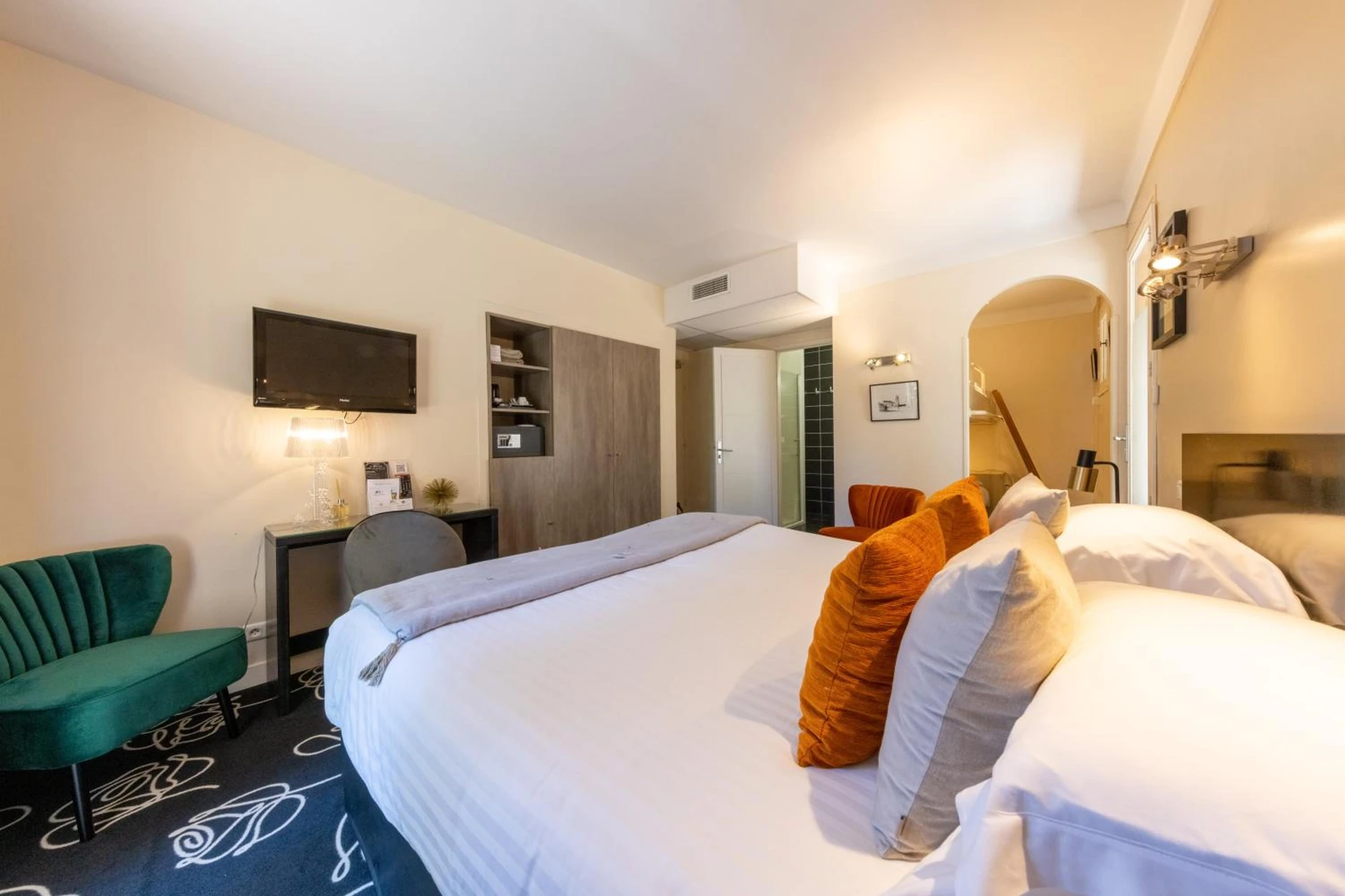 Chambre disponible pour un séminaire d'entreprise à Le Madeloc Hôtel & Spa - Collioure