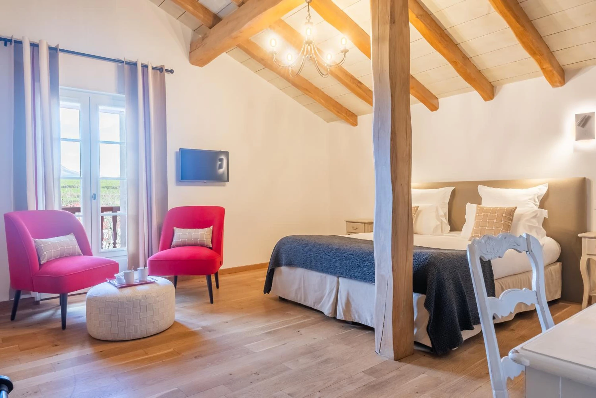 Chambre disponible pour un séminaire d'entreprise à Hôtel Restaurant & Spa La Maison Oppoca - Ainhoa