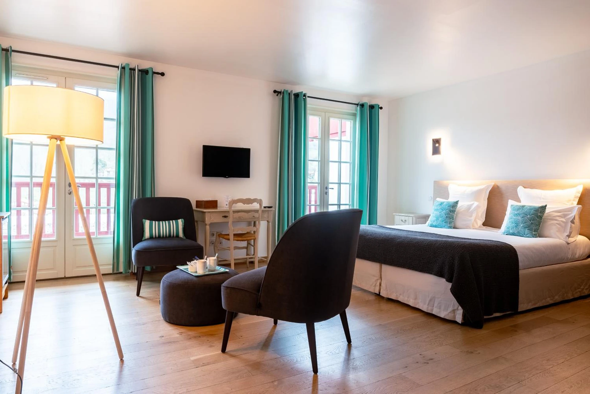 Chambre disponible pour un séminaire d'entreprise à Hôtel Restaurant & Spa La Maison Oppoca - Ainhoa