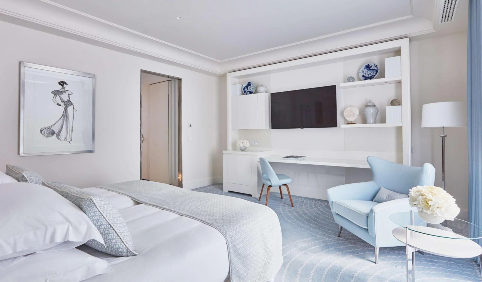 Magnifique chambre pour un séminaire d'entreprise à Hôtel Martinez, in The Unbound Collection by Hyatt - Cannes