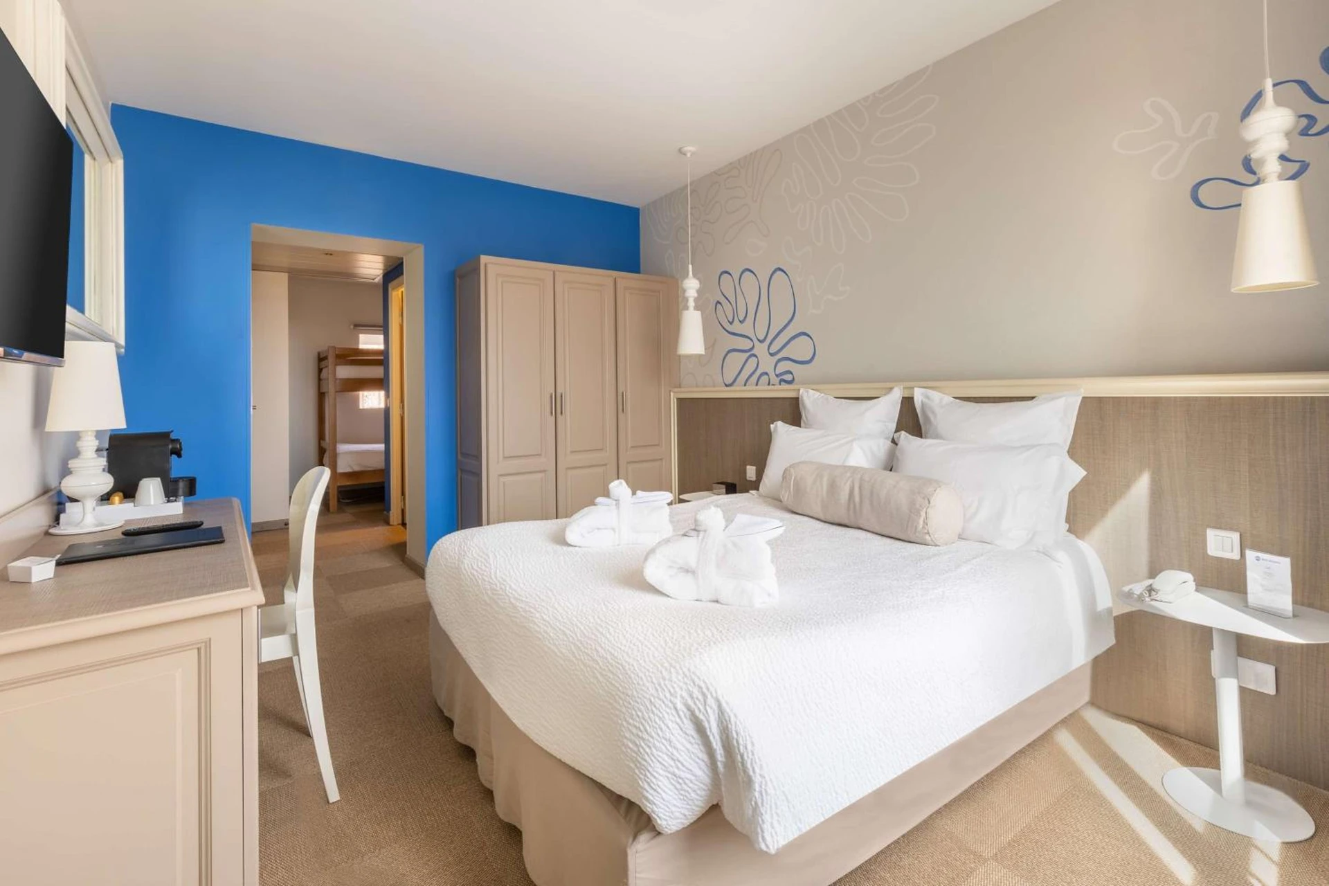 Chambre disponible pour un séminaire d'entreprise à Best Western Hotel Matisse - Sainte-Maxime