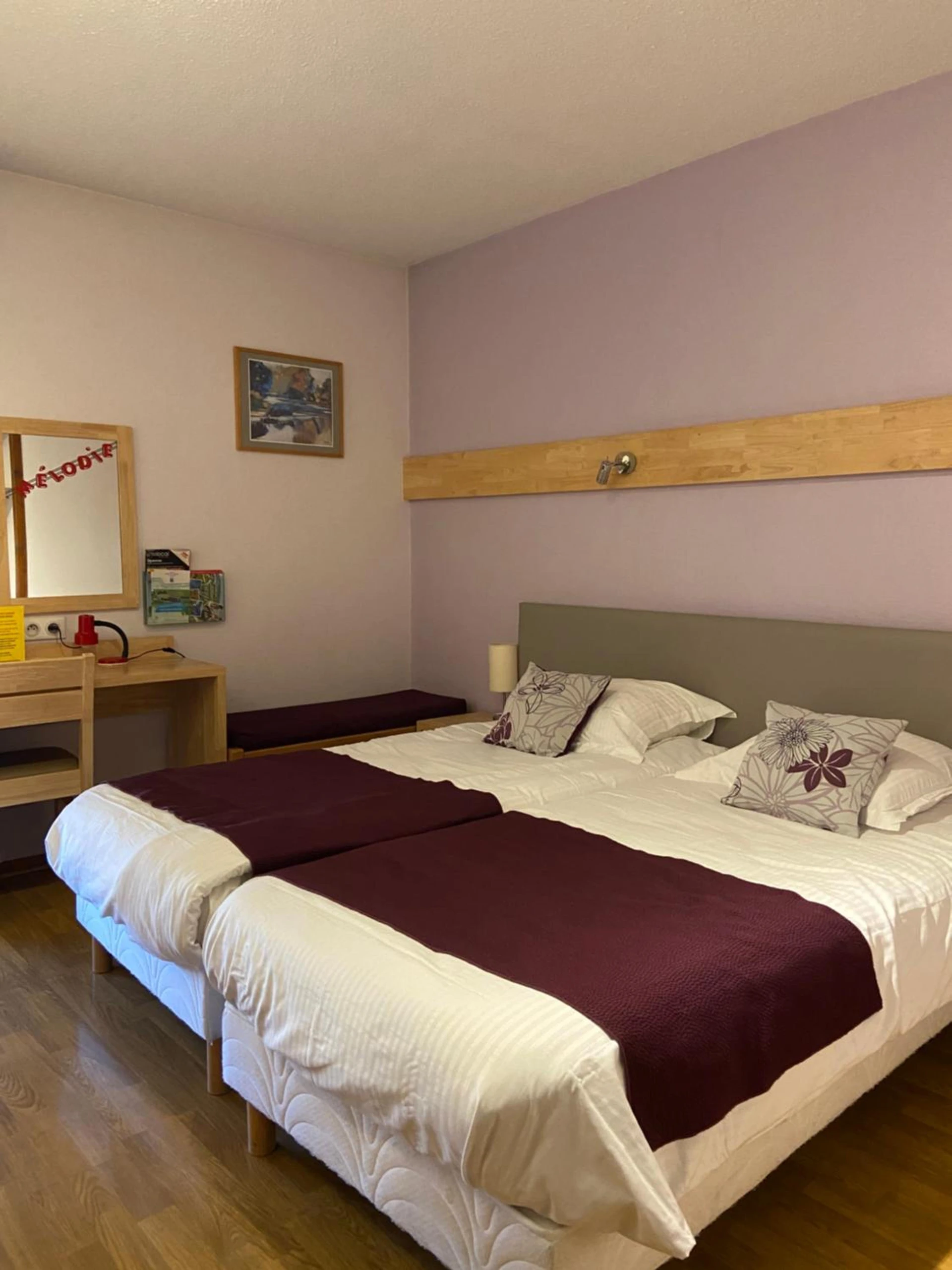 Magnifique chambre pour un séminaire d'entreprise à Hôtel Mélodie - Bellignat