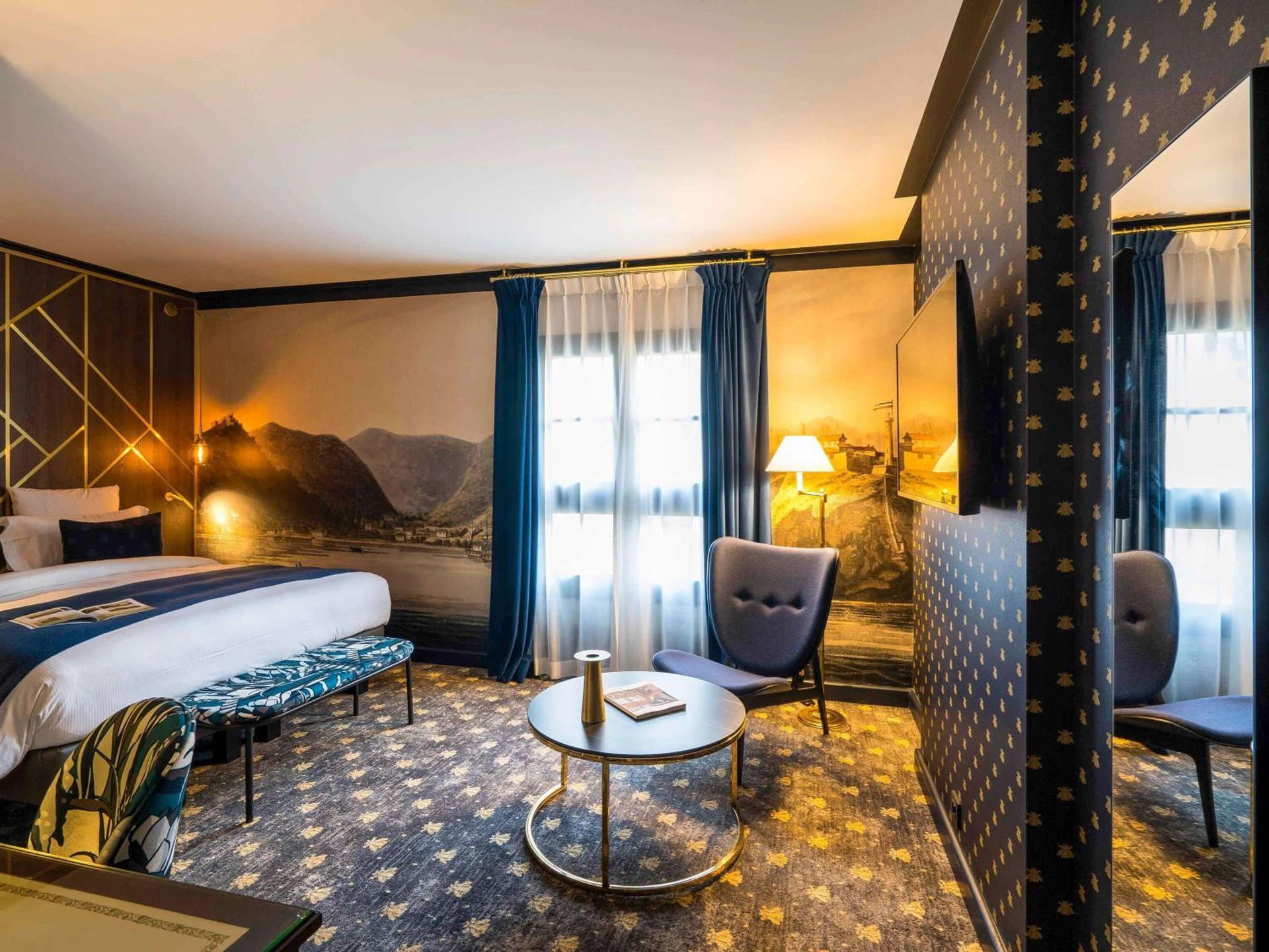 Chambre disponible pour un séminaire d'entreprise à Aigle Noir Fontainebleau MGallery - Fontainebleau