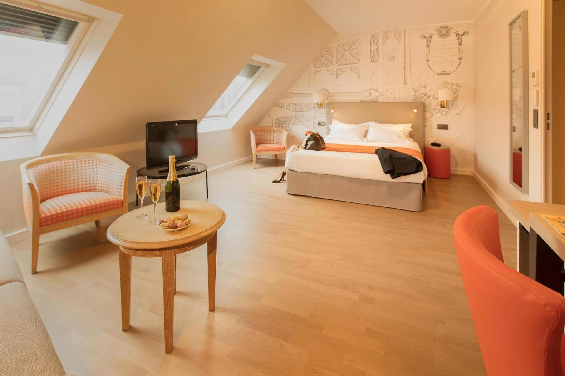 Chambre disponible pour un séminaire d'entreprise à Hotel Montbriand Antony - Ancien Alixia - Antony