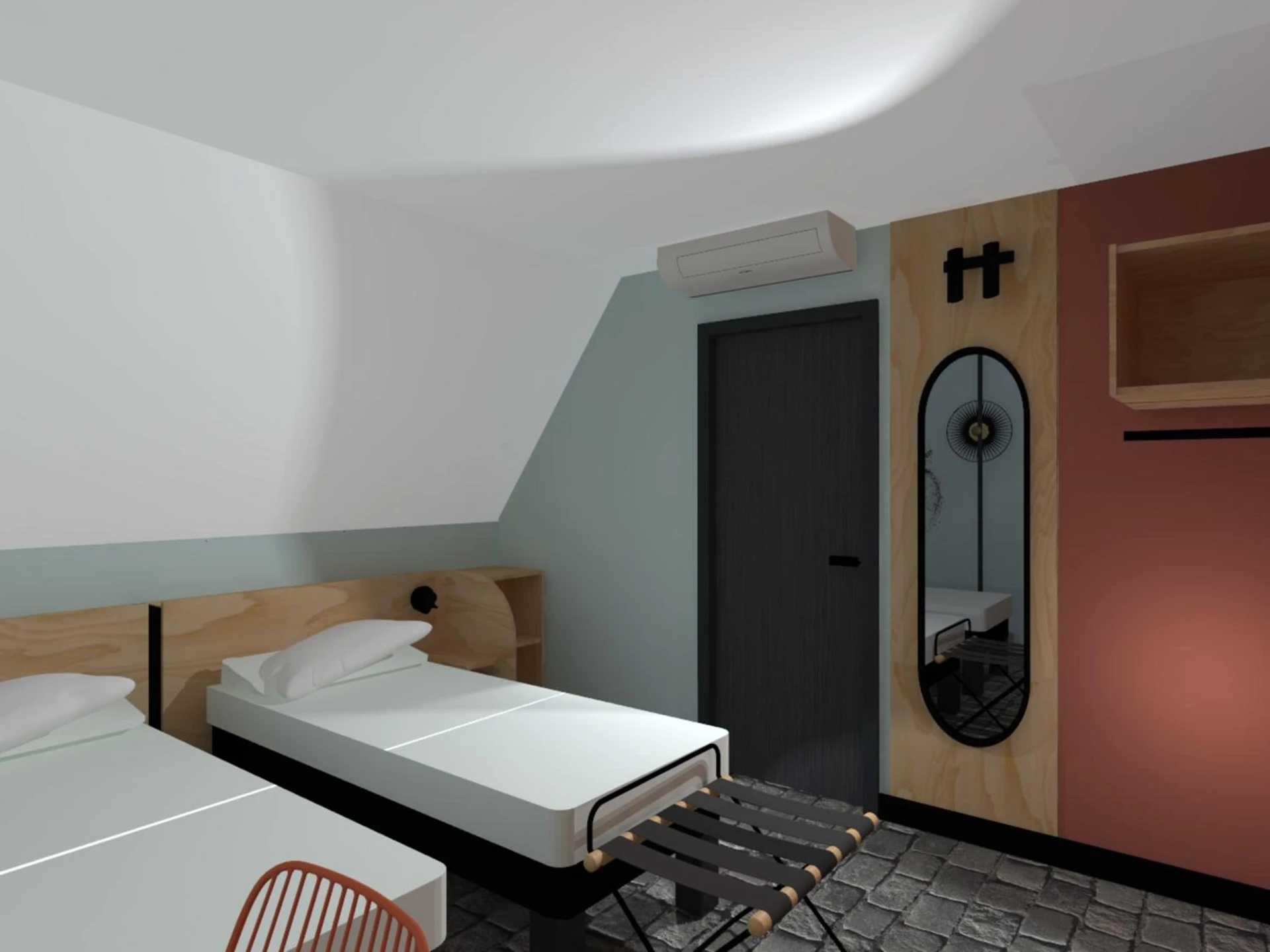 Magnifique chambre pour un séminaire d'entreprise à Hôtel Morphée Lille Villeneuve d'Ascq - Villeneuve-d'Ascq