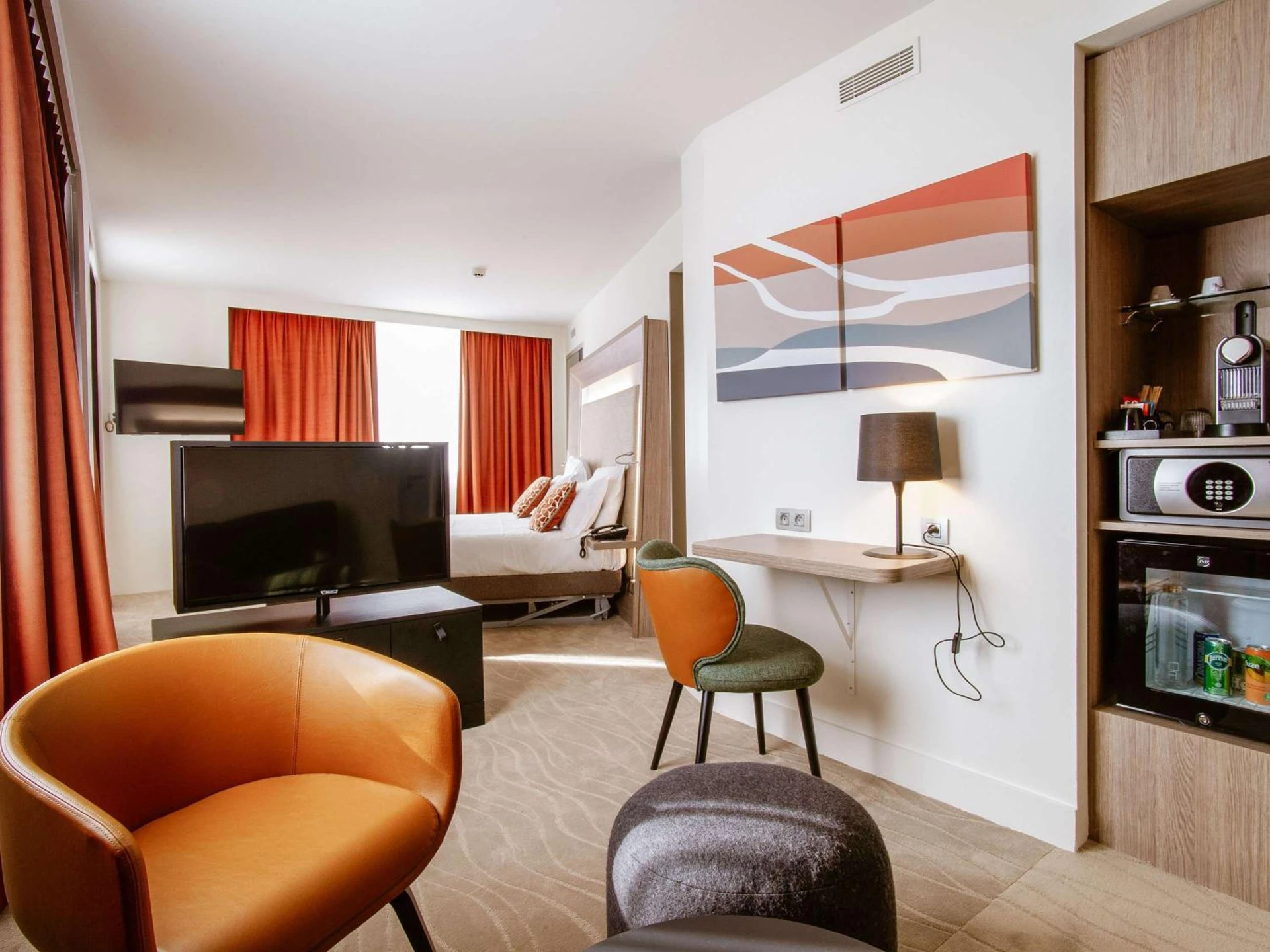 Chambre disponible pour un séminaire d'entreprise à Novotel Lyon Centre-Confluence Bord de Saone - Lyon