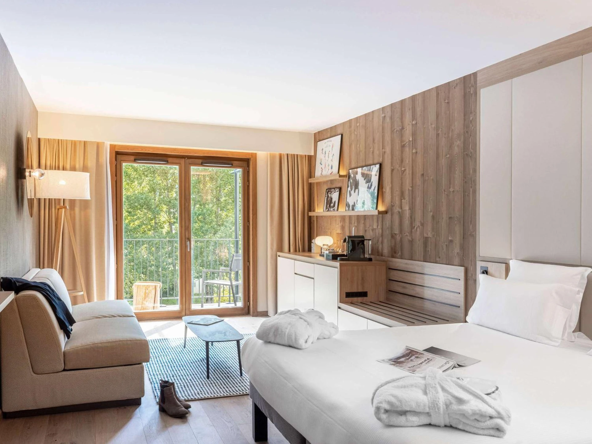 Magnifique chambre pour un séminaire d'entreprise à Novotel Megève Mont-Blanc - Megève