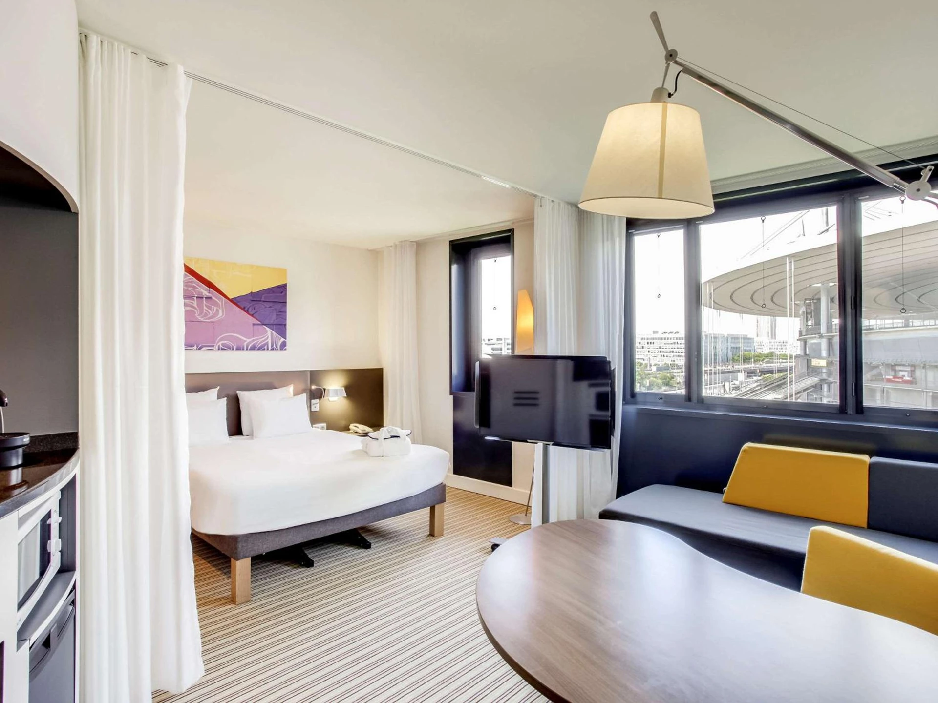 Chambre disponible pour un séminaire d'entreprise à Novotel Suites Paris Stade de France - Saint-Denis