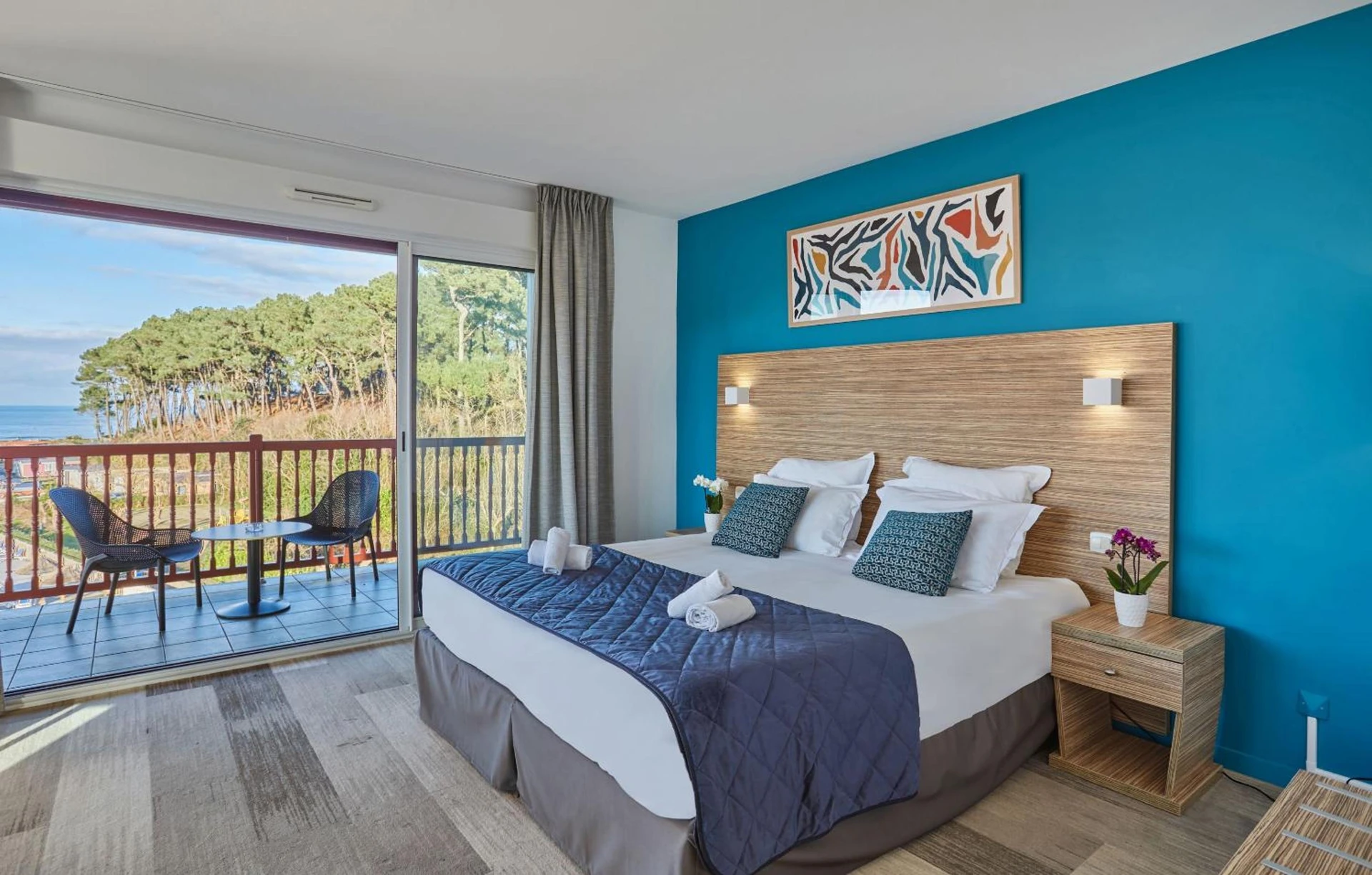 Chambre disponible pour un séminaire d'entreprise à Hôtel Prestige Odalys Erromardie - Saint-Jean-de-Luz