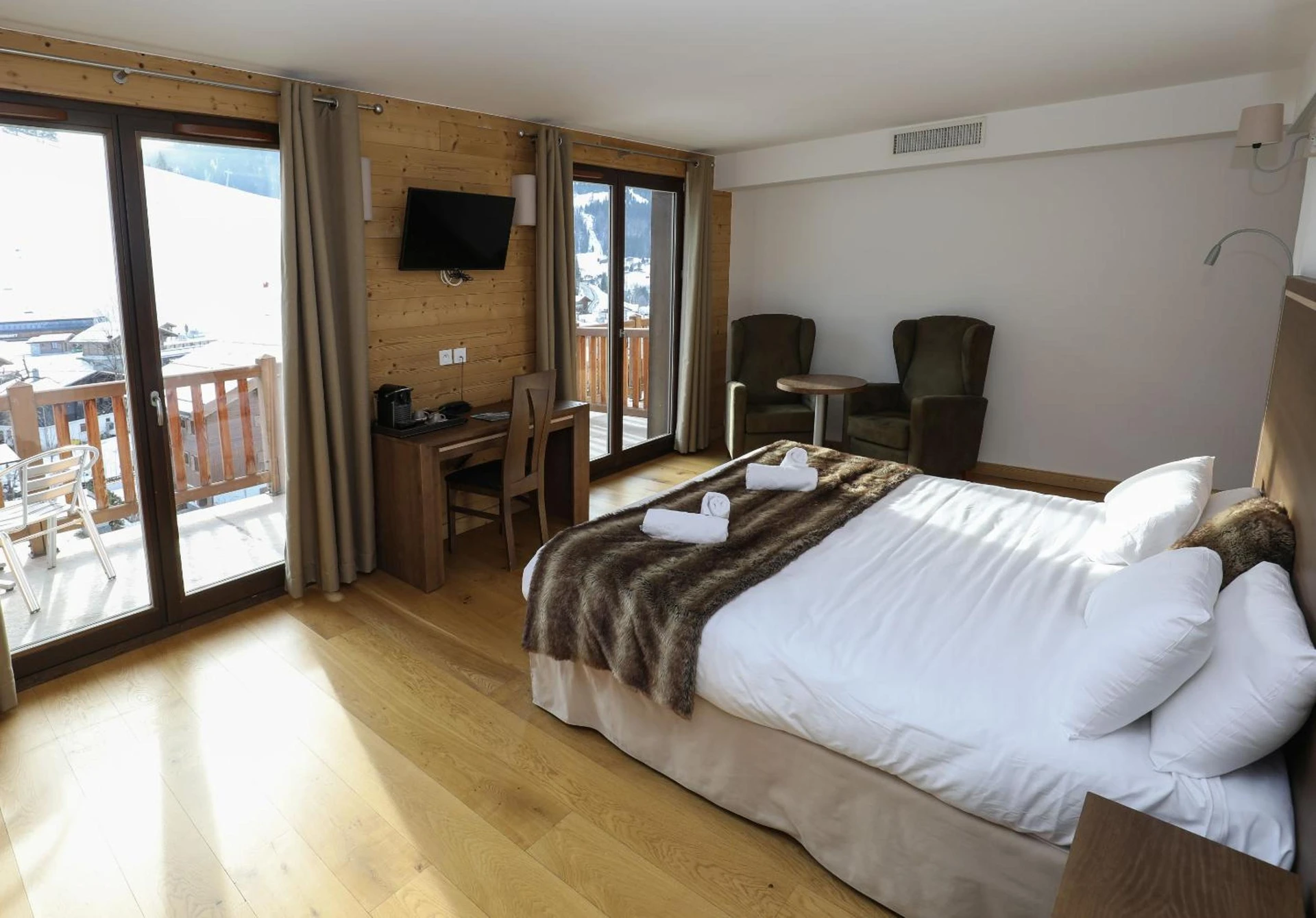 Chambre disponible pour un séminaire d'entreprise à Hôtel Prestige Odalys Le Chamois - La Clusaz