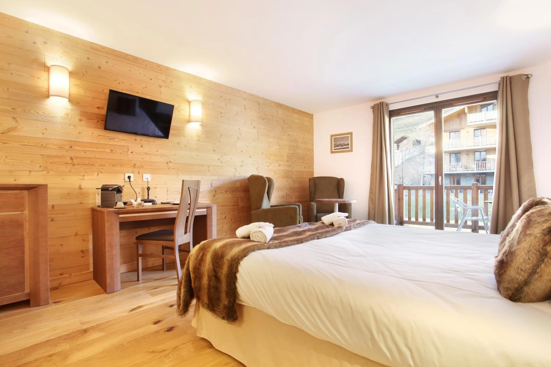 Chambre disponible pour un séminaire d'entreprise à Hôtel Prestige Odalys Le Chamois - La Clusaz