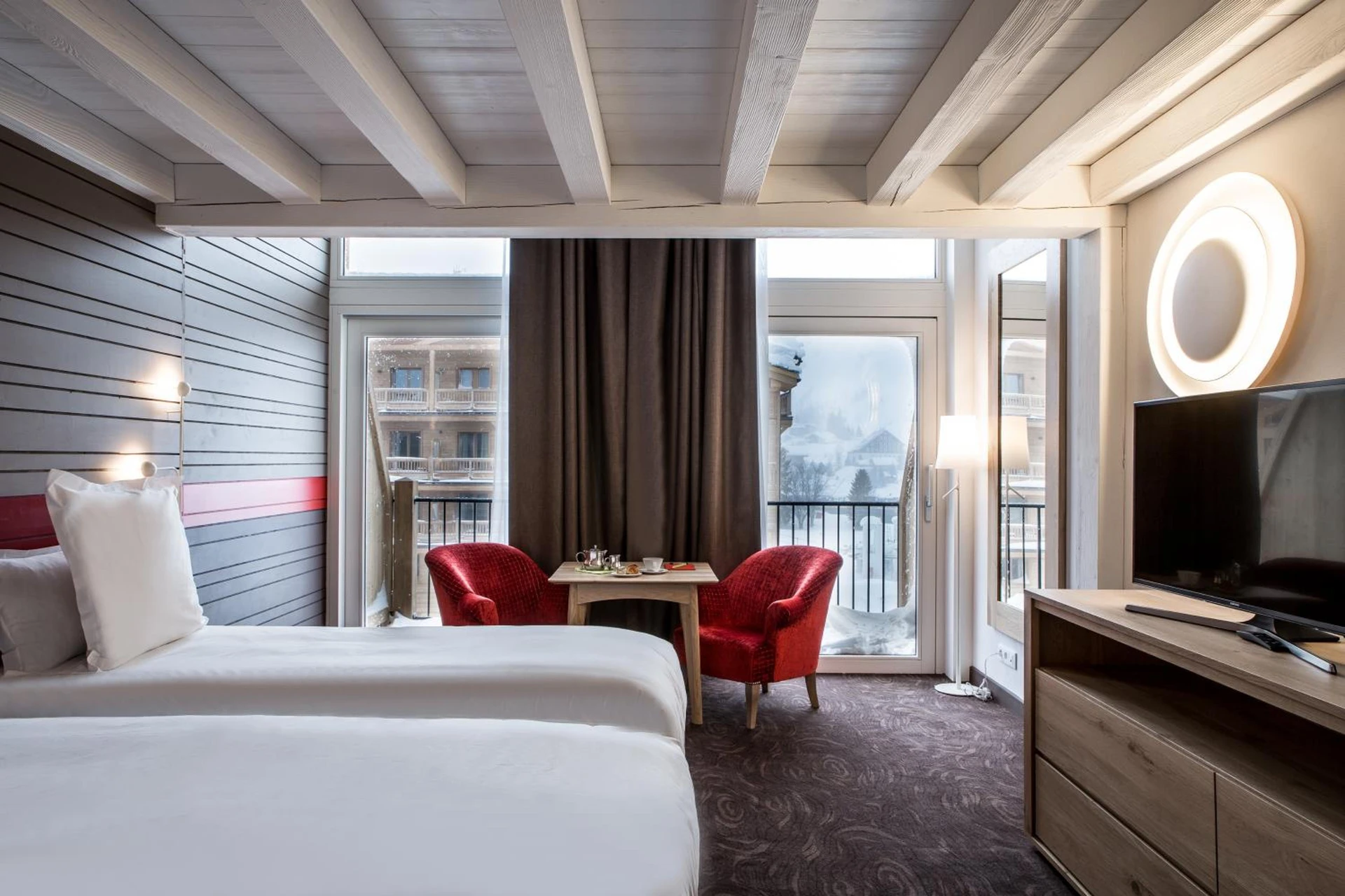 Chambre disponible pour un séminaire d'entreprise à Hotel Ormelune - Val dʼIsère