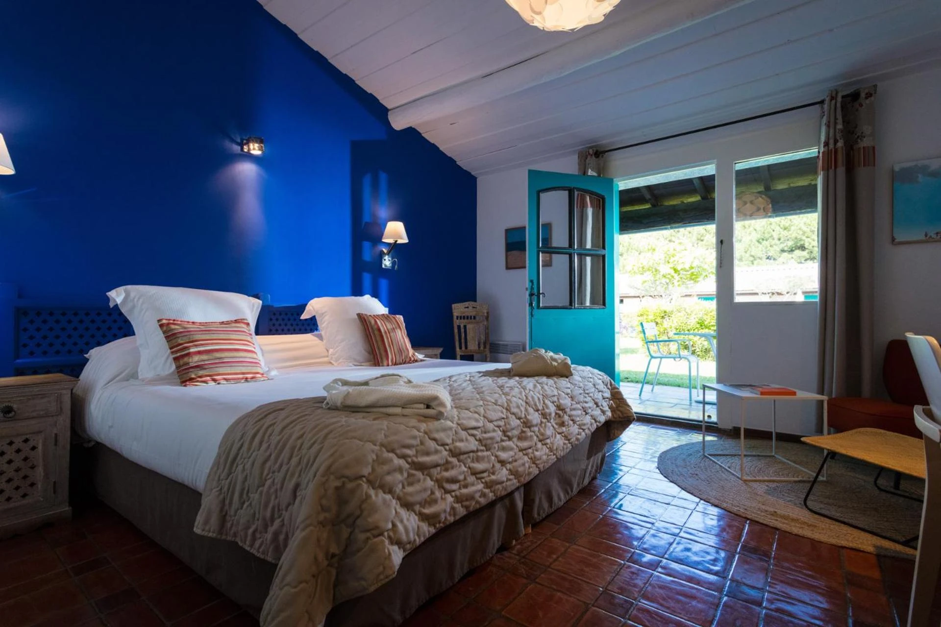 Magnifique chambre pour un séminaire d'entreprise à Oustau Camarguen Hôtel & Spa - Le Grau-du-Roi