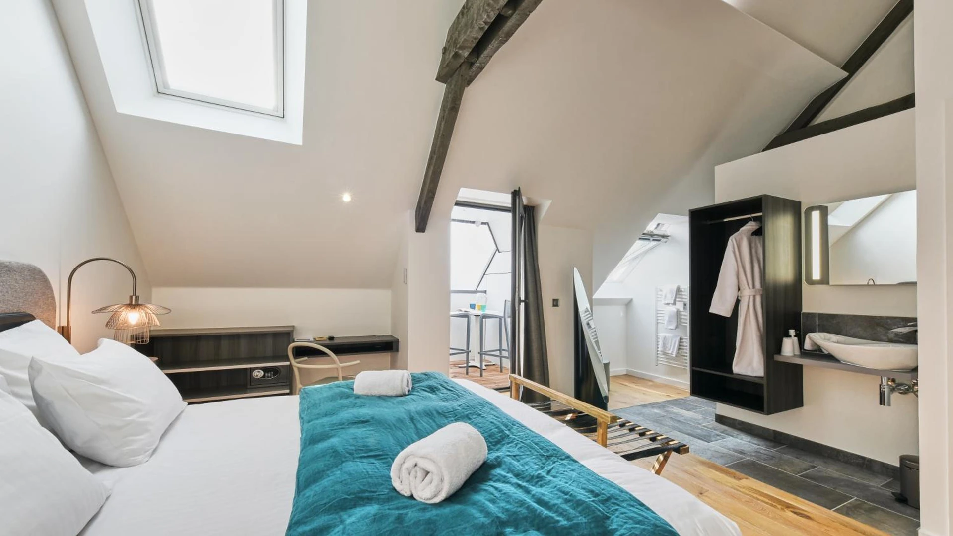 Chambre disponible pour un séminaire d'entreprise à Pavillon de la plage - Trébeurden