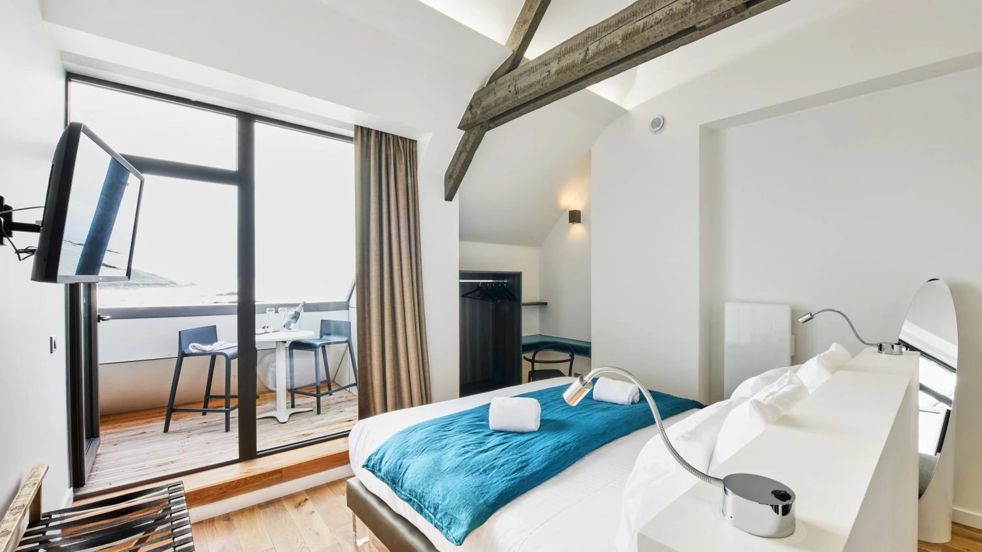 Chambre disponible pour un séminaire d'entreprise à Pavillon de la plage - Trébeurden