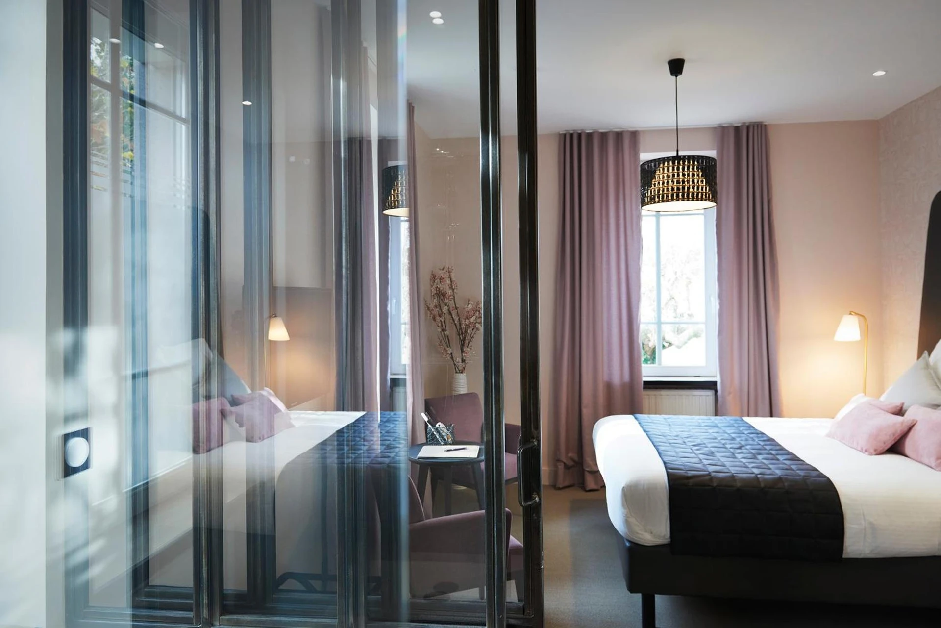 Chambre disponible pour un séminaire d'entreprise à Pont du Chalon Hôtel and Restaurant - Margès