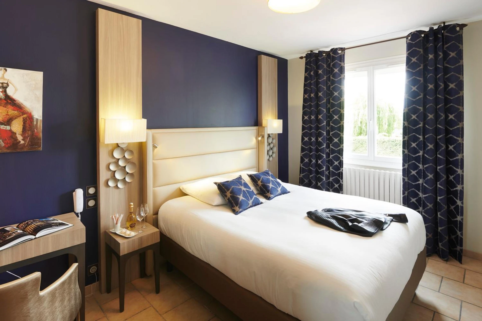 Chambre disponible pour un séminaire d'entreprise à Pont du Chalon Hôtel and Restaurant - Margès