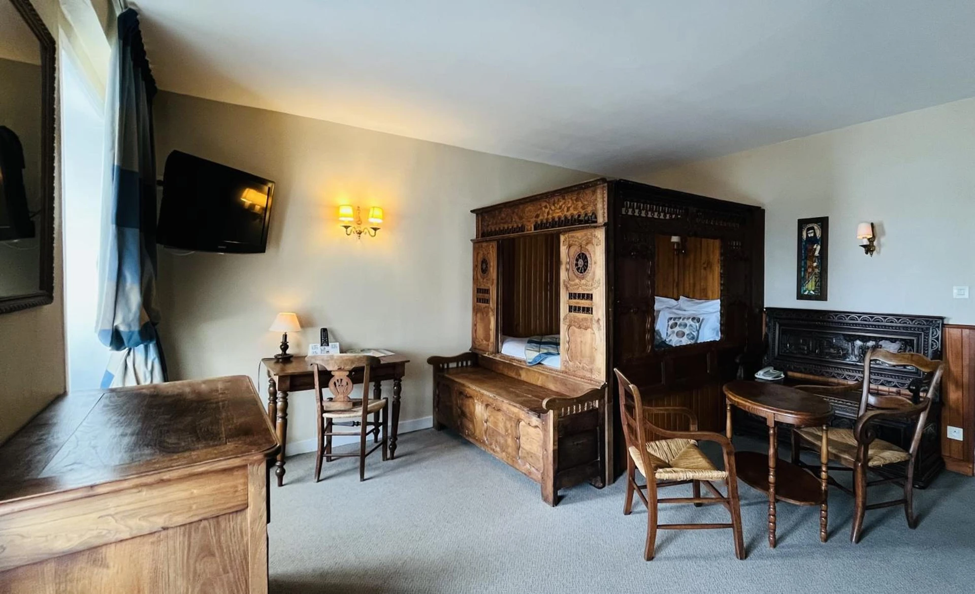 Magnifique chambre pour un séminaire d'entreprise à Hôtel-Restaurant Printania - Dinard