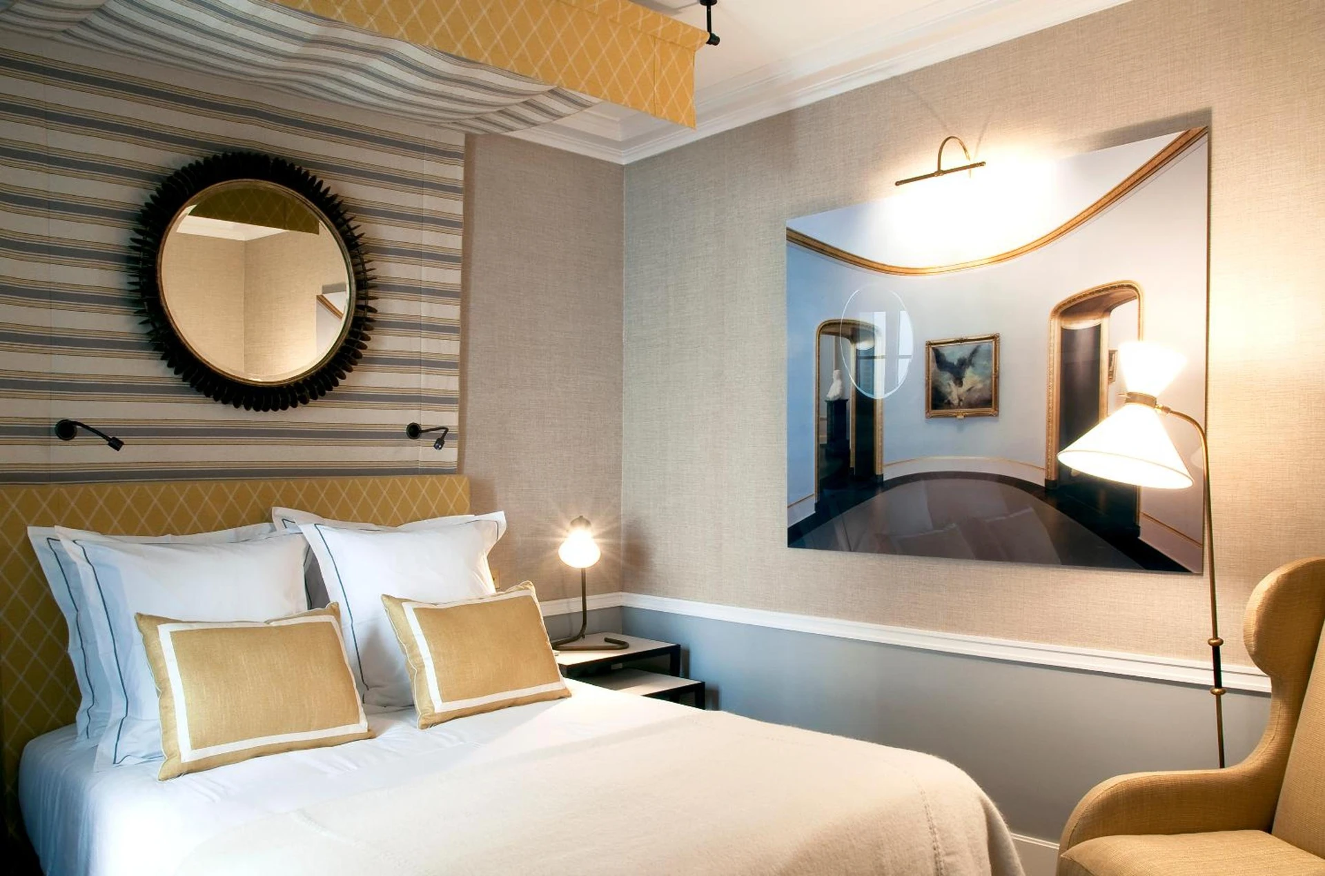 Chambre disponible pour un séminaire d'entreprise à Hôtel Recamier - Paris
