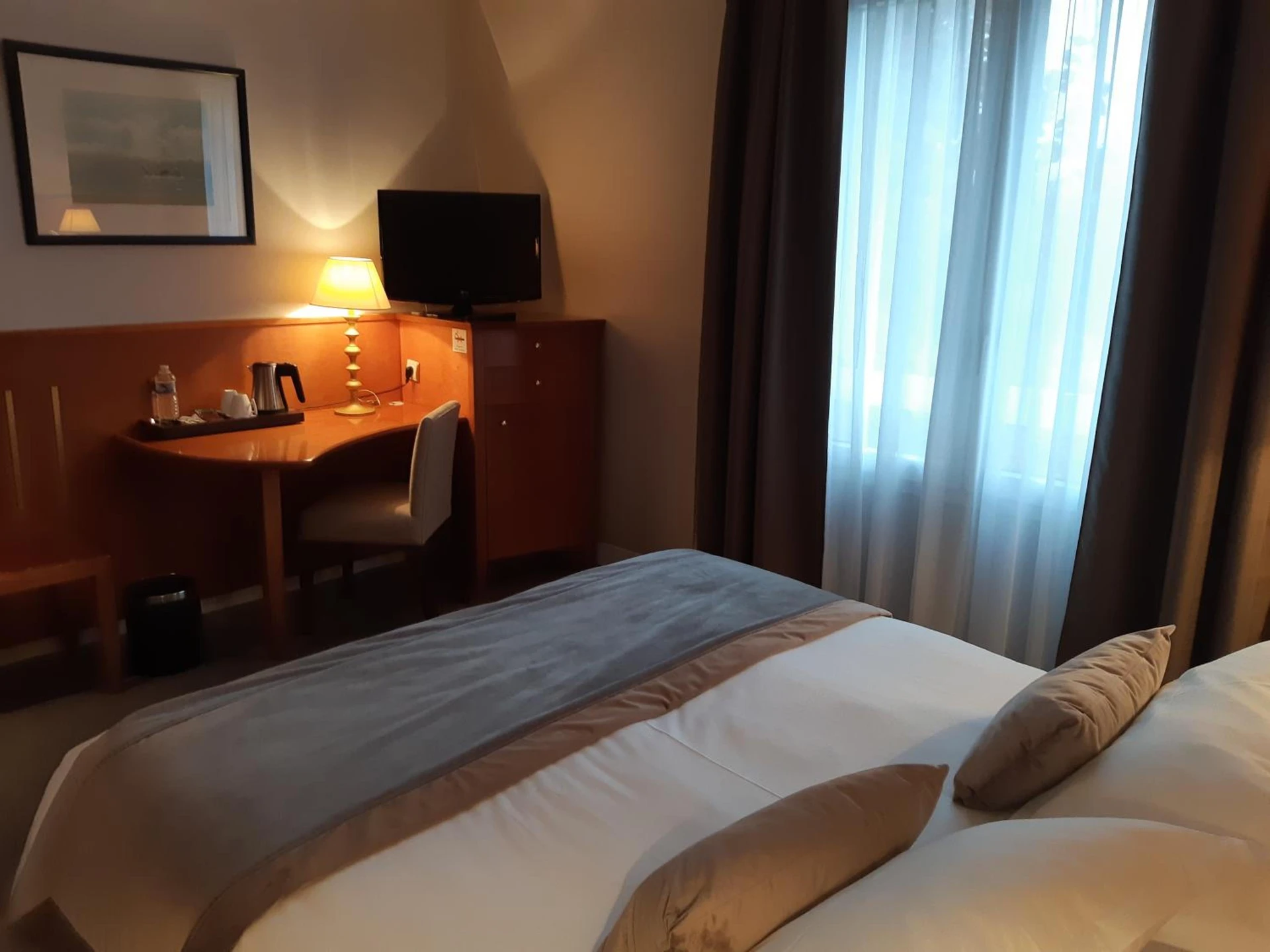 Chambre disponible pour un séminaire d'entreprise à Hôtel & Restaurant Le Relais d'Aumale - Orry-la-Ville