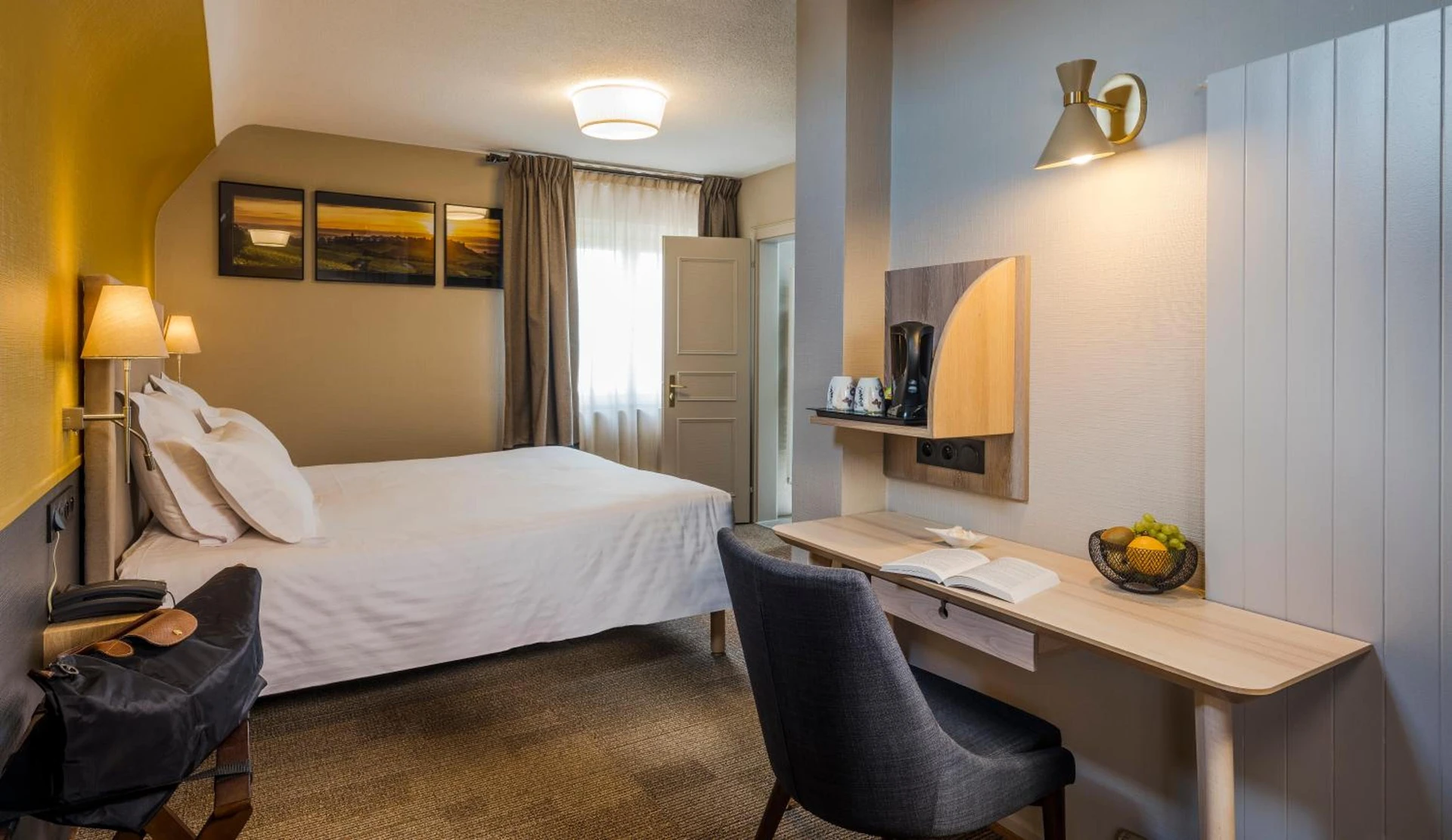 Chambre disponible pour un séminaire d'entreprise à Hotel Restaurant Au Riesling - Zellenberg
