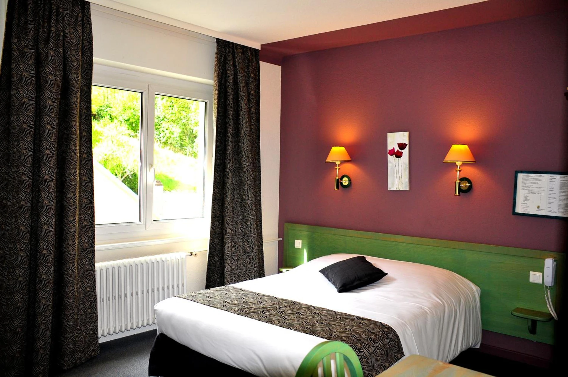 Chambre disponible pour un séminaire d'entreprise à Logis Hôtel - Restaurant Aux Bruyères - Orbey