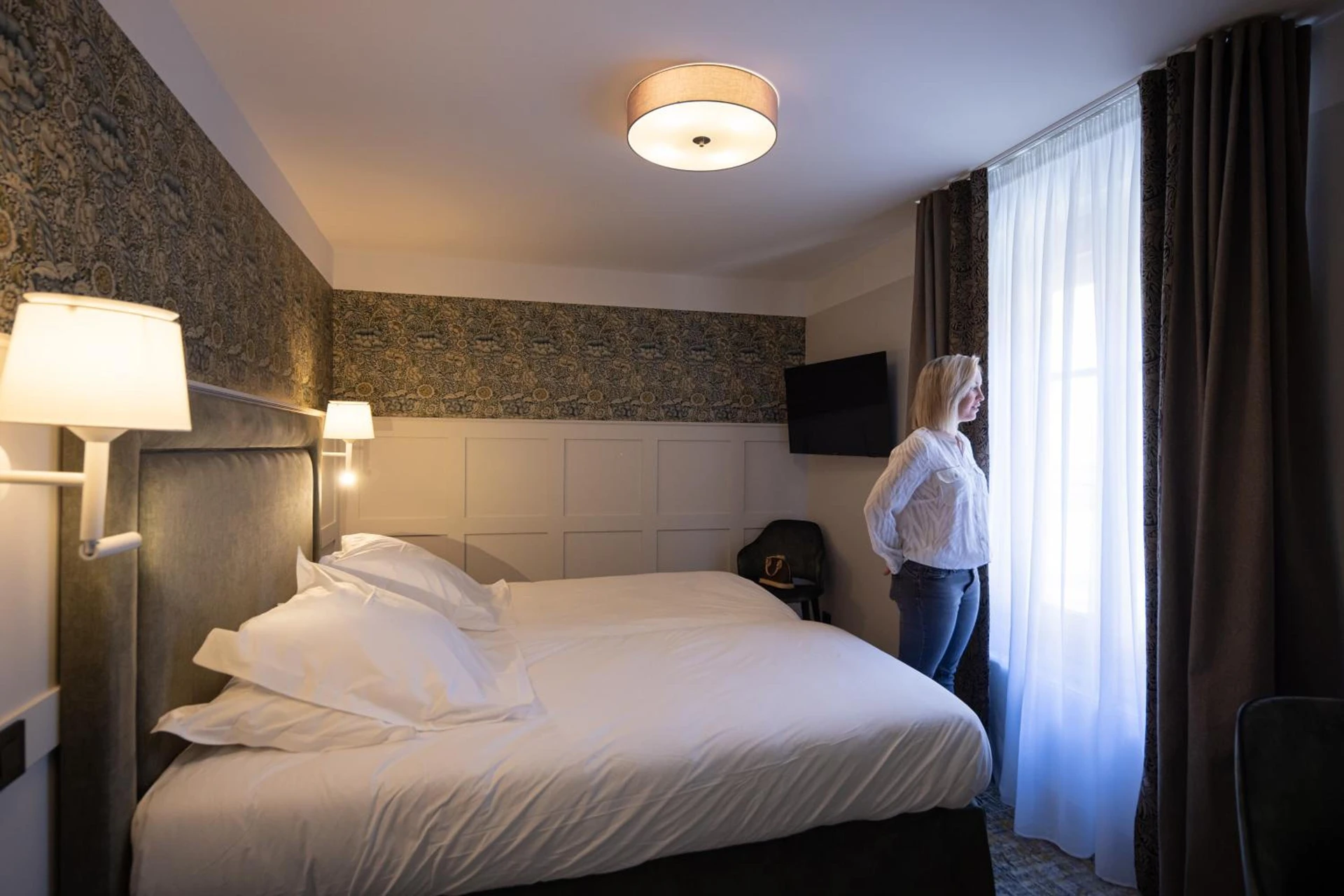 Chambre disponible pour un séminaire d'entreprise à Logis Hôtel-Restaurant du Mouton - Ribeauvillé