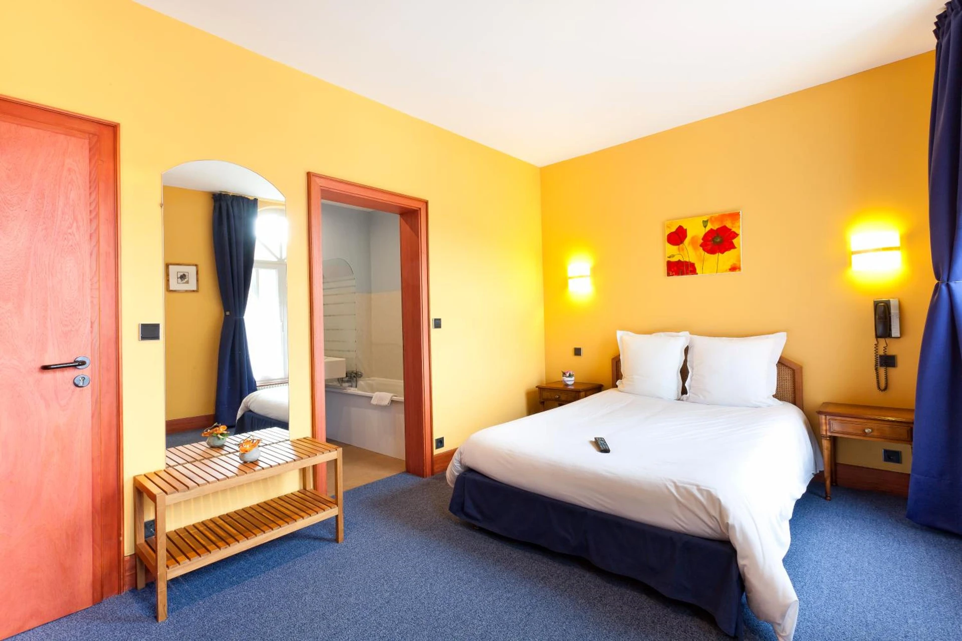 Chambre disponible pour un séminaire d'entreprise à Hôtel Restaurant La Cigogne - Munster