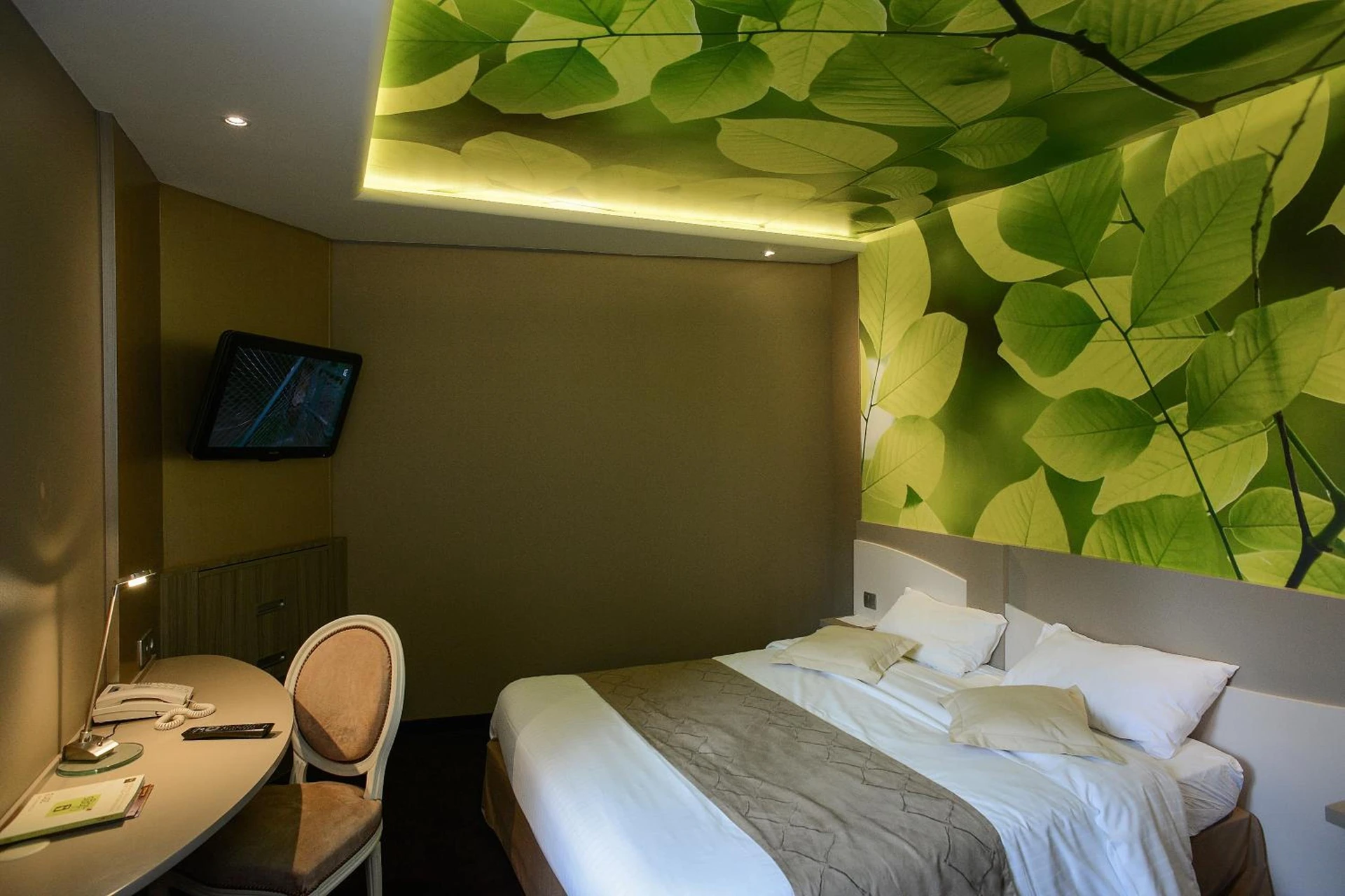 Chambre disponible pour un séminaire d'entreprise à Logis Hôtel Restaurant Le Fruitier - Villedieu-les-Poëles