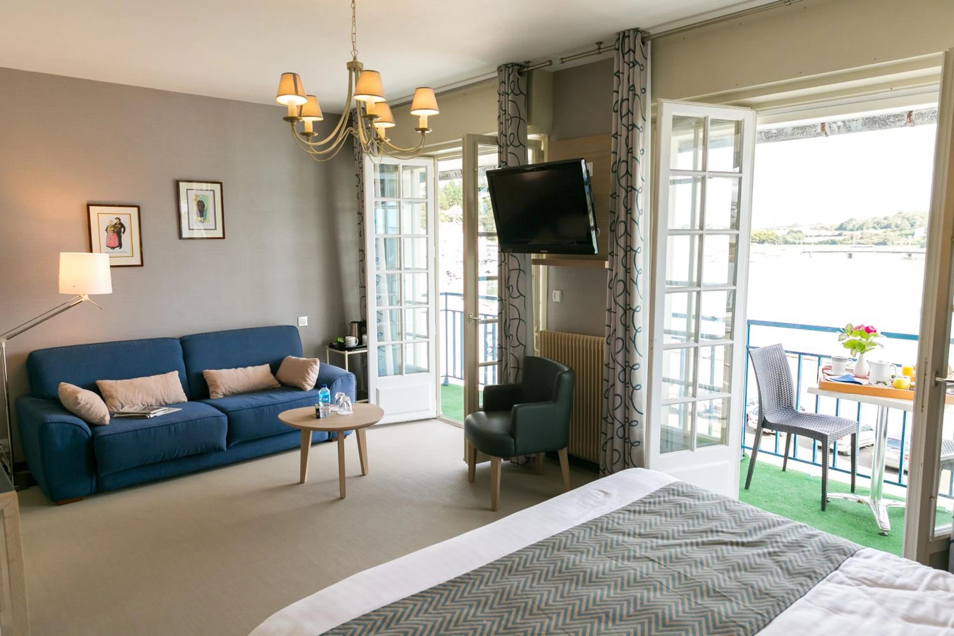 Magnifique chambre pour un séminaire d'entreprise à Logis hôtel restaurant Le Goyen - Audierne