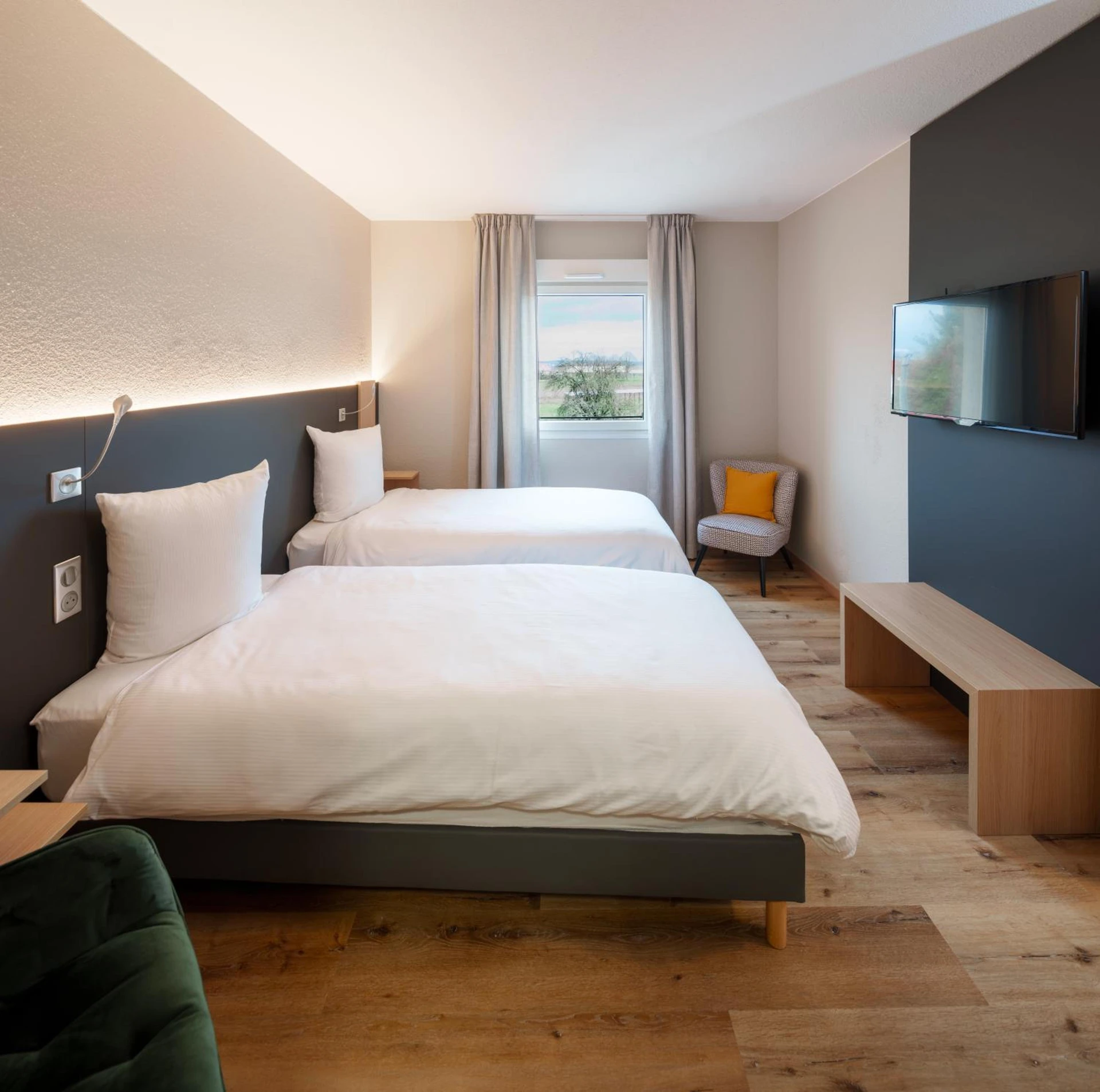 Chambre disponible pour un séminaire d'entreprise à Logis Hôtel Restaurant Ritter'Hoft - Morsbronn-les-Bains