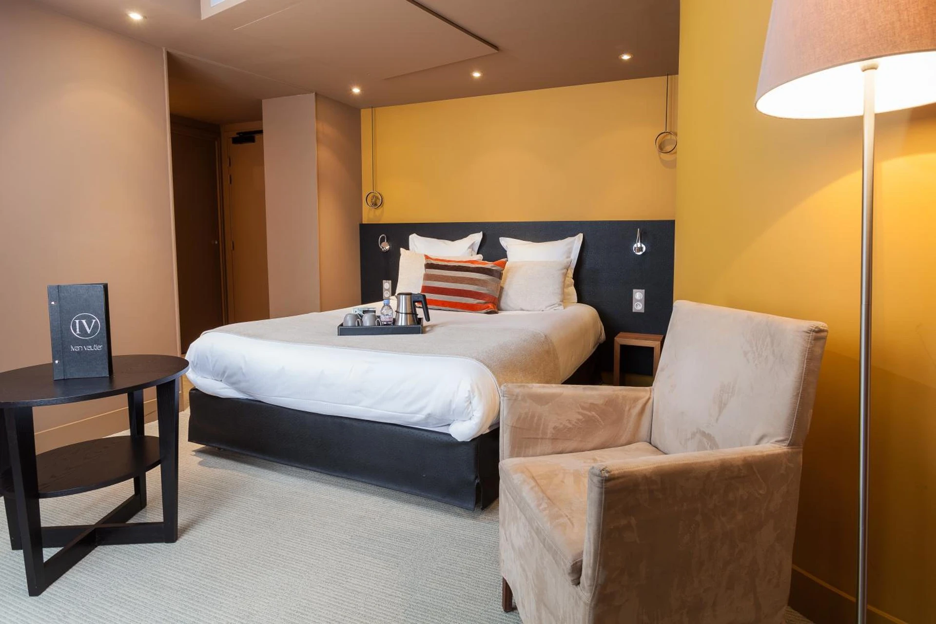 Chambre disponible pour un séminaire d'entreprise à Hotel Restaurant Spa Ivan Vautier - Caen