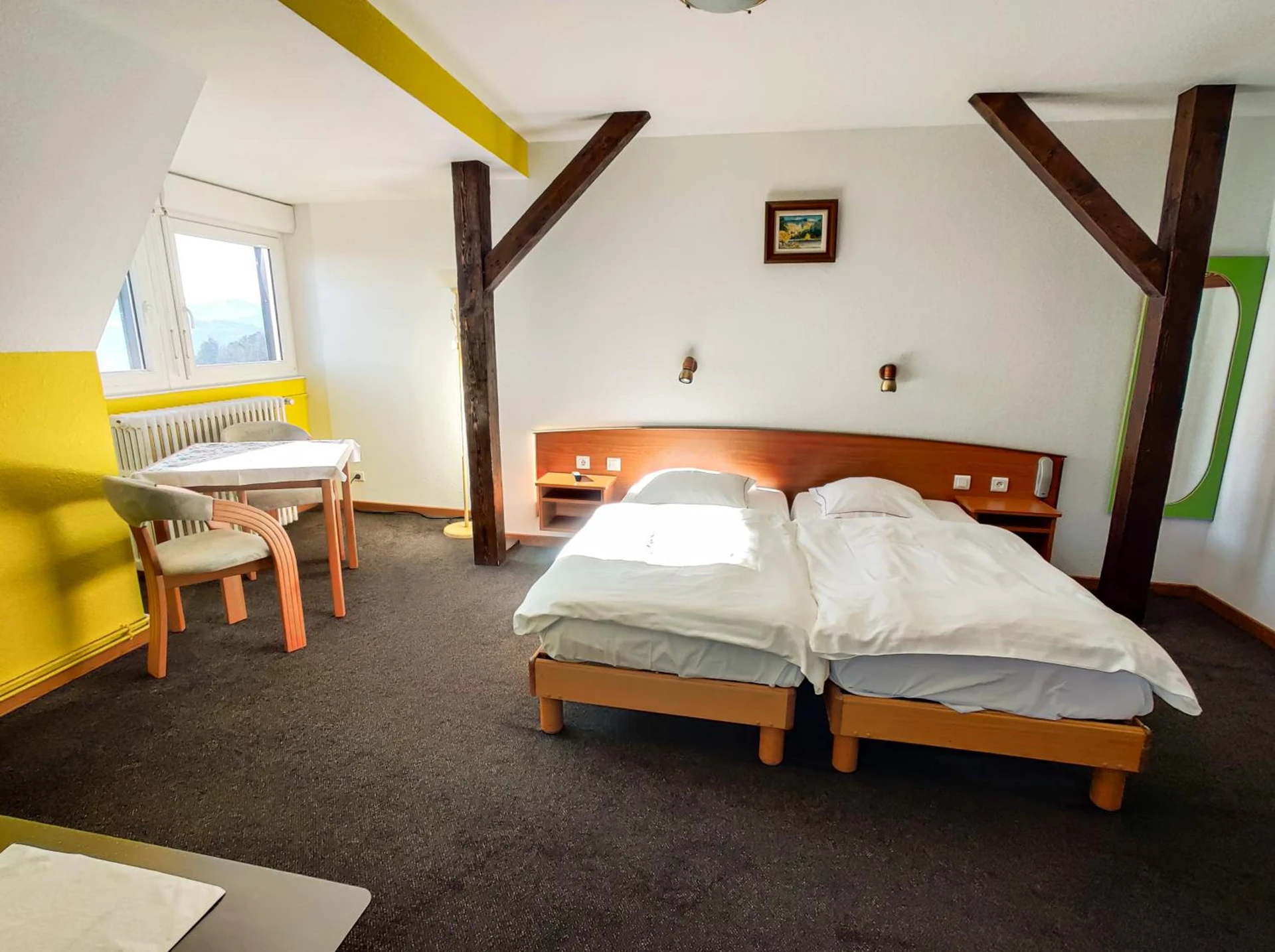 Chambre disponible pour un séminaire d'entreprise à Hôtel Restaurant Roess - Hohrod