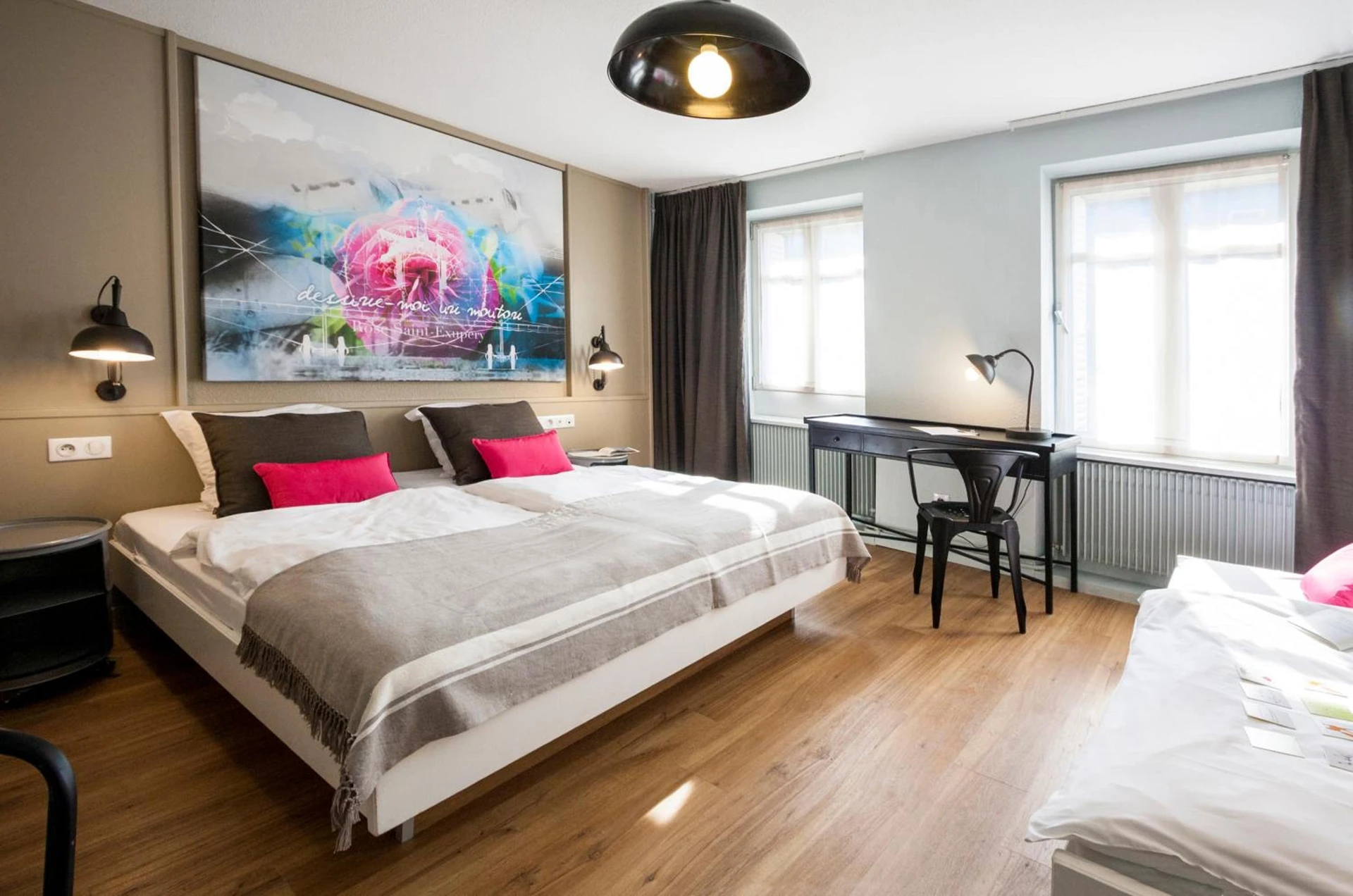 Chambre à Hotel Roses - Organiser un séminaire d'entreprise à Strasbourg