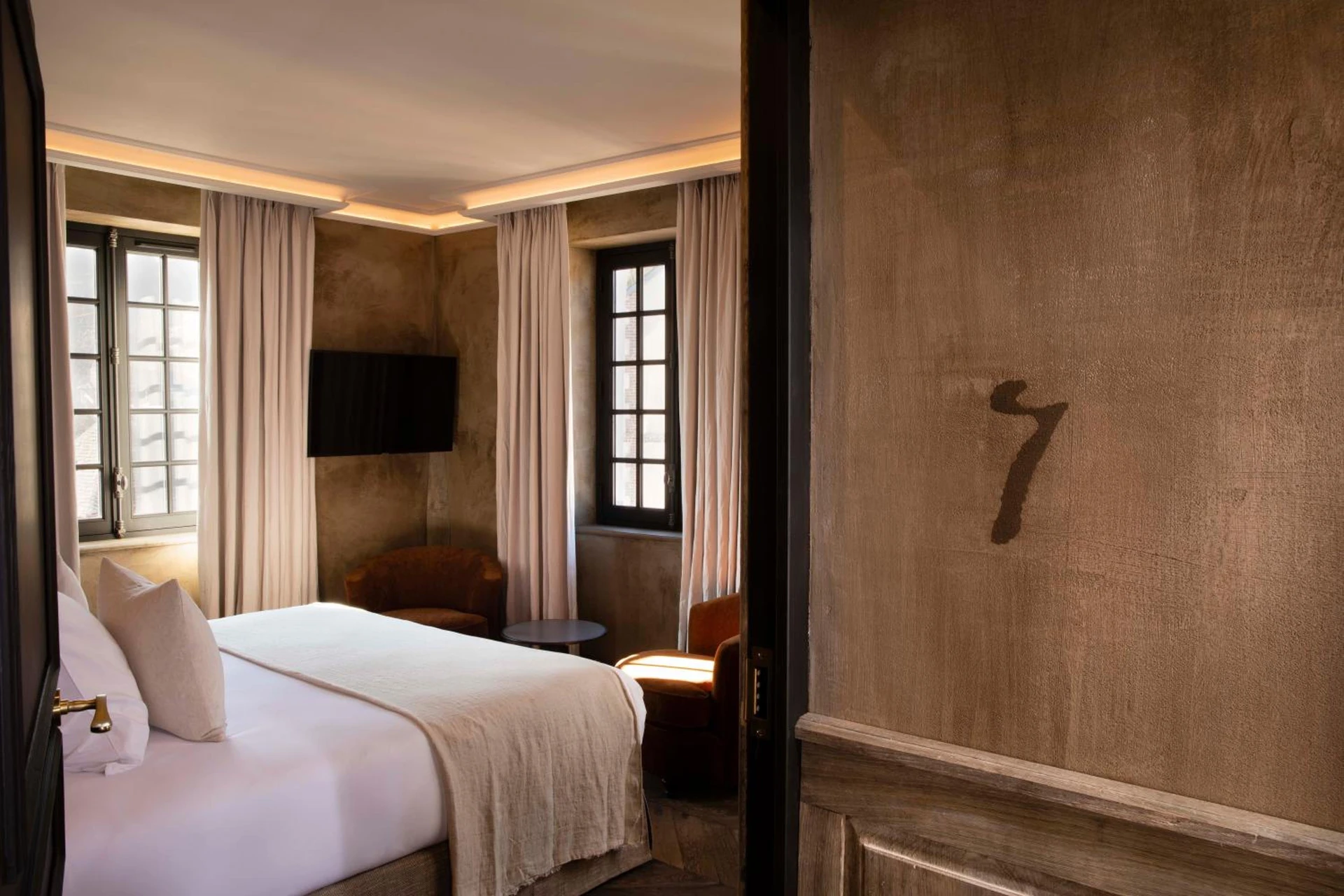 Magnifique chambre pour un séminaire d'entreprise à Hôtel Saint-Delis - La Maison du Peintre - Relais & Châteaux - Honfleur