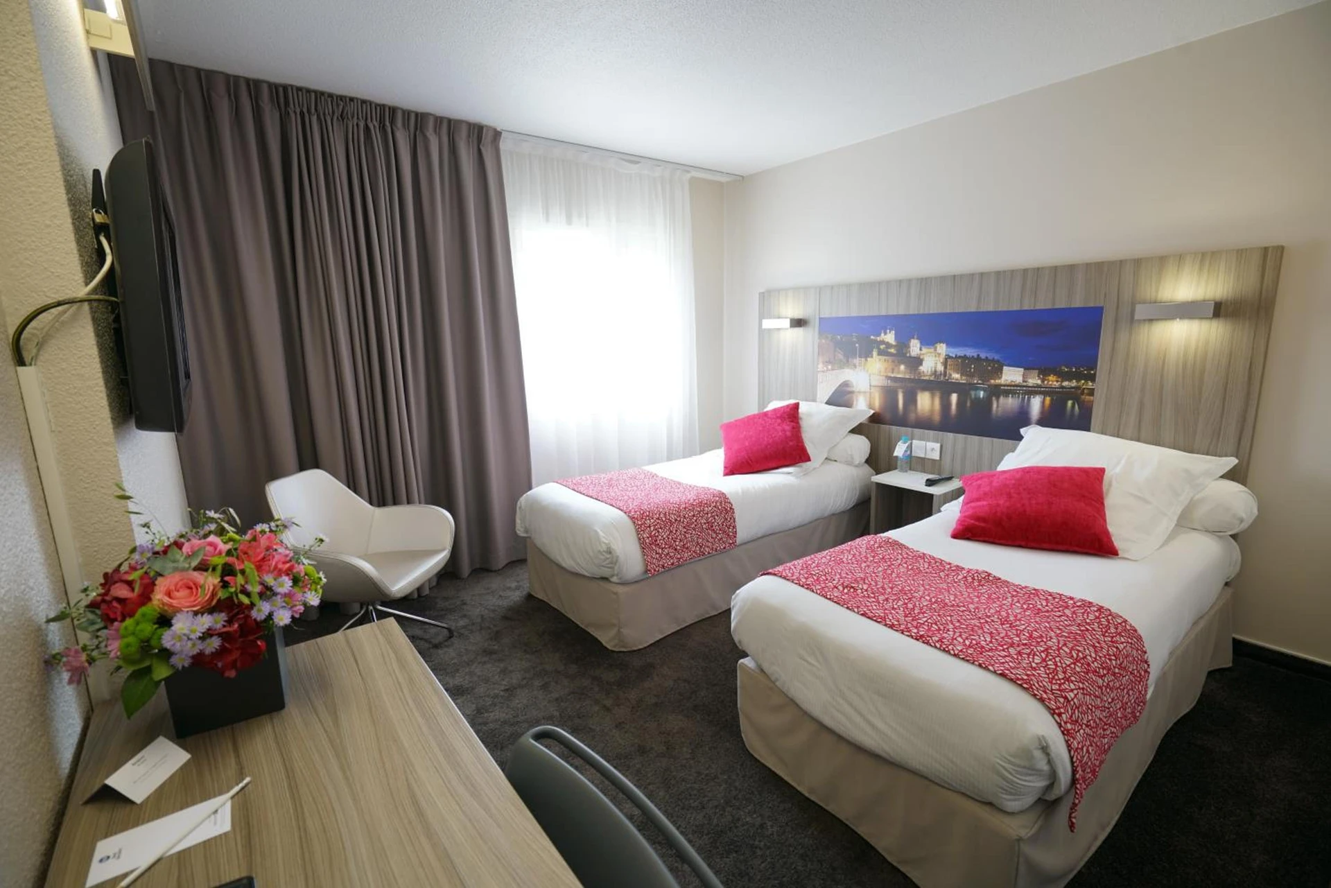 Chambre disponible pour un séminaire d'entreprise à Hôtel Saphir Lyon - Lyon
