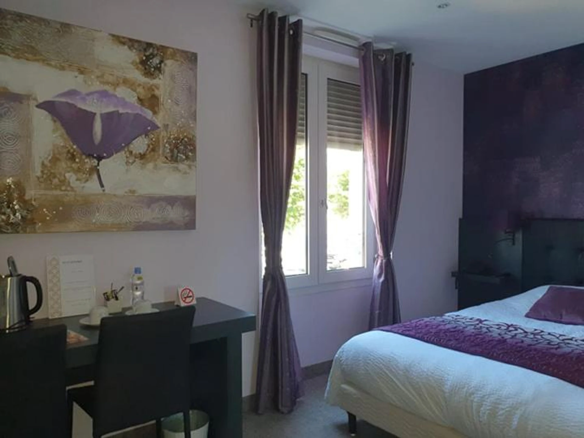 Chambre disponible pour un séminaire d'entreprise à Logis Hotel Schaeffer- Restaurant Le Saint Georges - Serrières