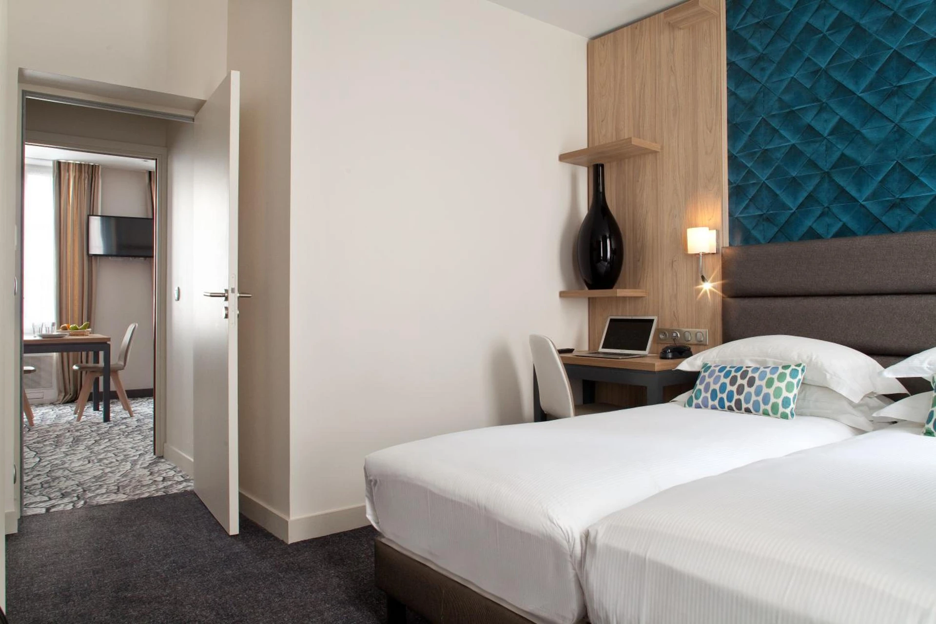 Chambre disponible pour un séminaire d'entreprise à Serotel Suites Opera - Paris