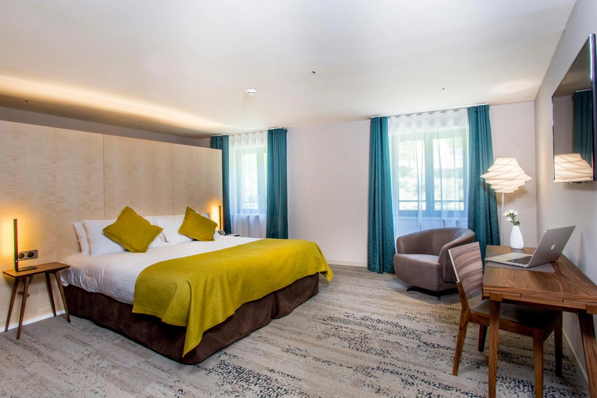 Chambre disponible pour un séminaire d'entreprise à Hôtel & Restaurant Sodade - Chaudes-Aigues