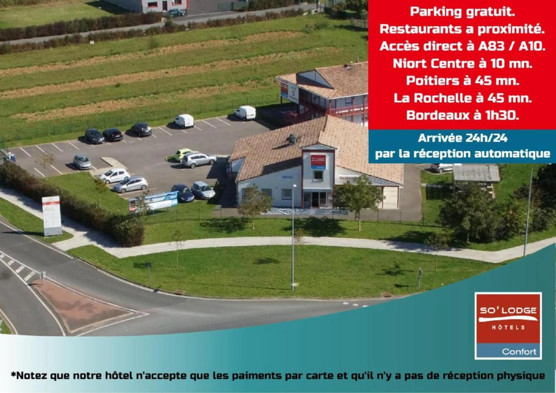 Lieu convivial pour un séminaire d'entreprise à So'Lodge Niort A83 - La Creche - En savoir plus 
