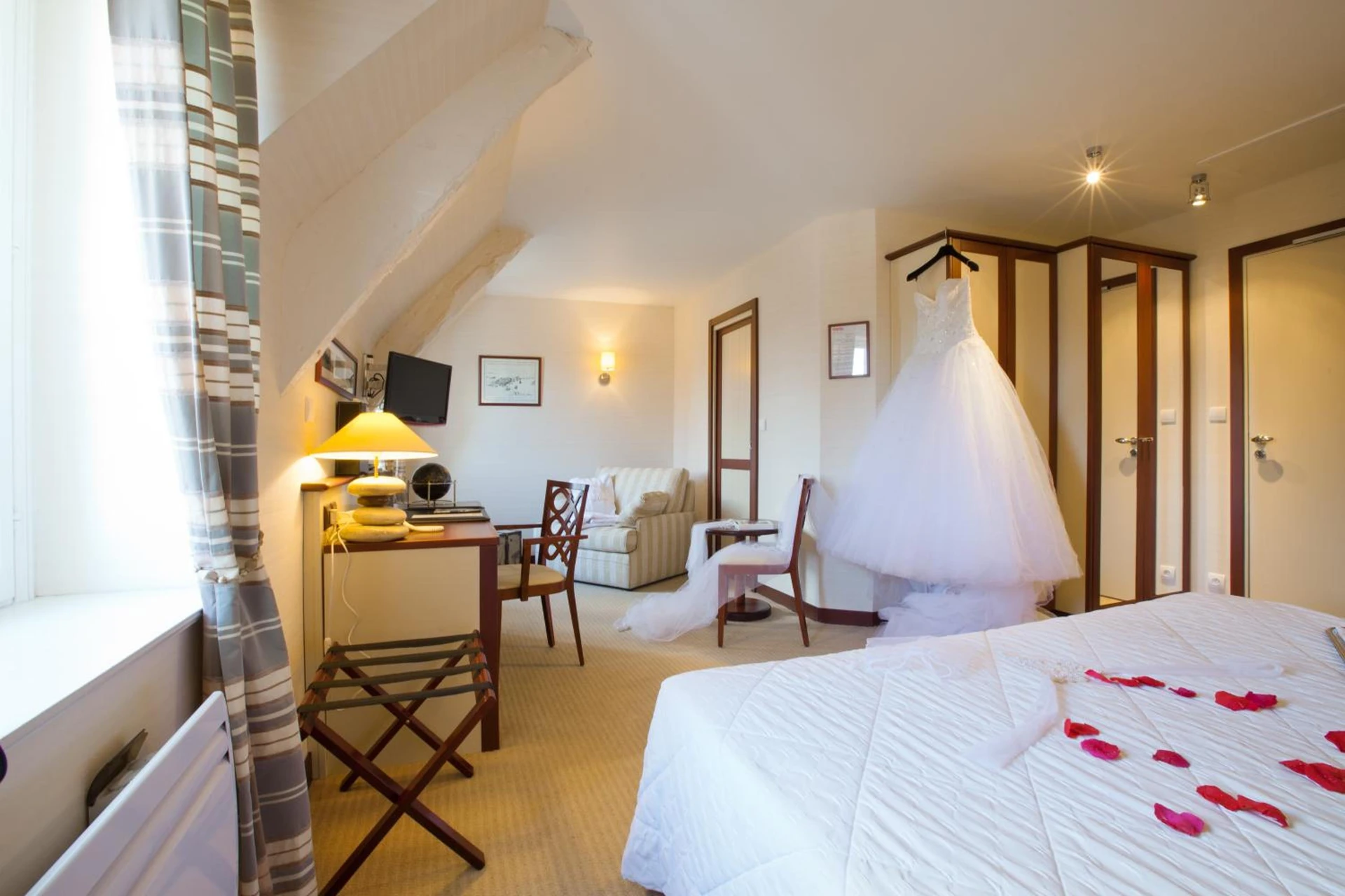 Chambre disponible pour un séminaire d'entreprise à Hotel Spa La Malouinière Des Longchamps - Saint-Malo - Saint-Jouan-des-Guérets
