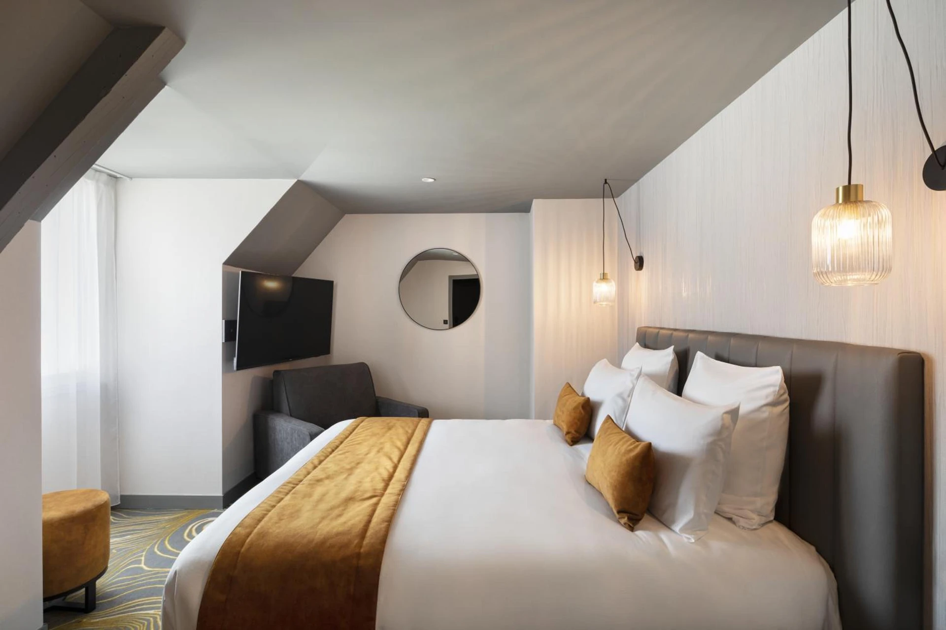 Chambre disponible pour un séminaire d'entreprise à Hôtel & Spa Le Maury, Vannes, The Originals Boutique - Vannes
