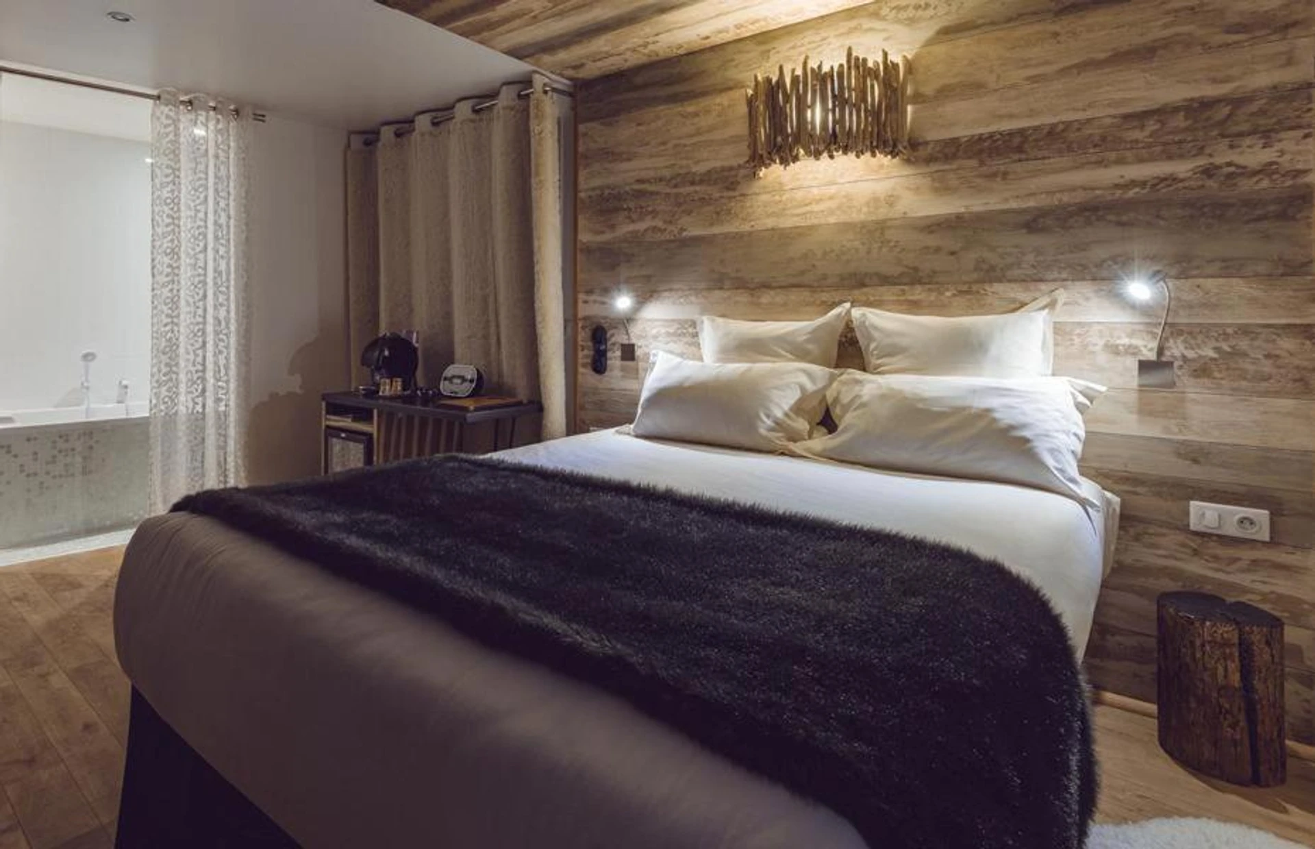 Chambre disponible pour un séminaire d'entreprise à Rock Noir & Spa - La Salle-Les-Alpes